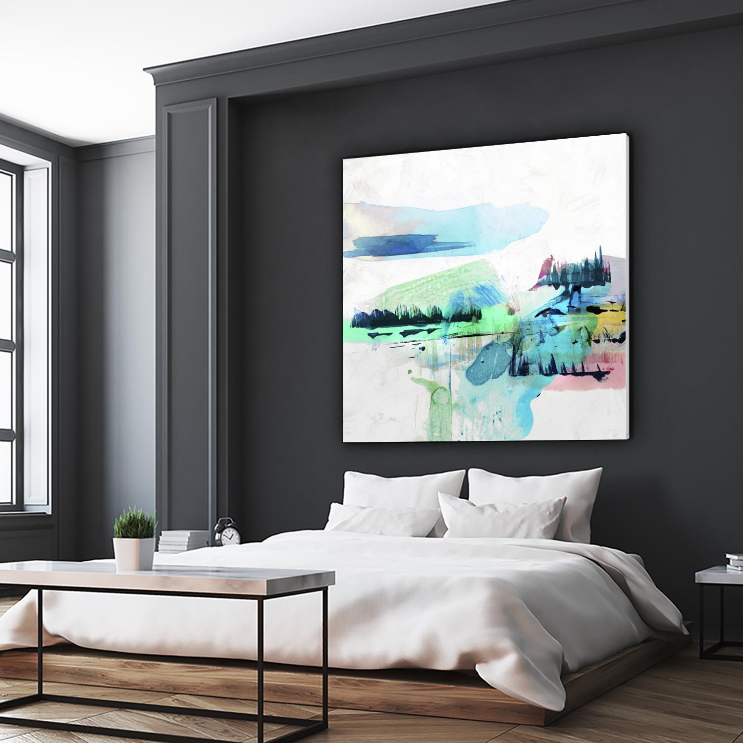 Palette Landscape II by PI Studio on GIANT ART - white abstract