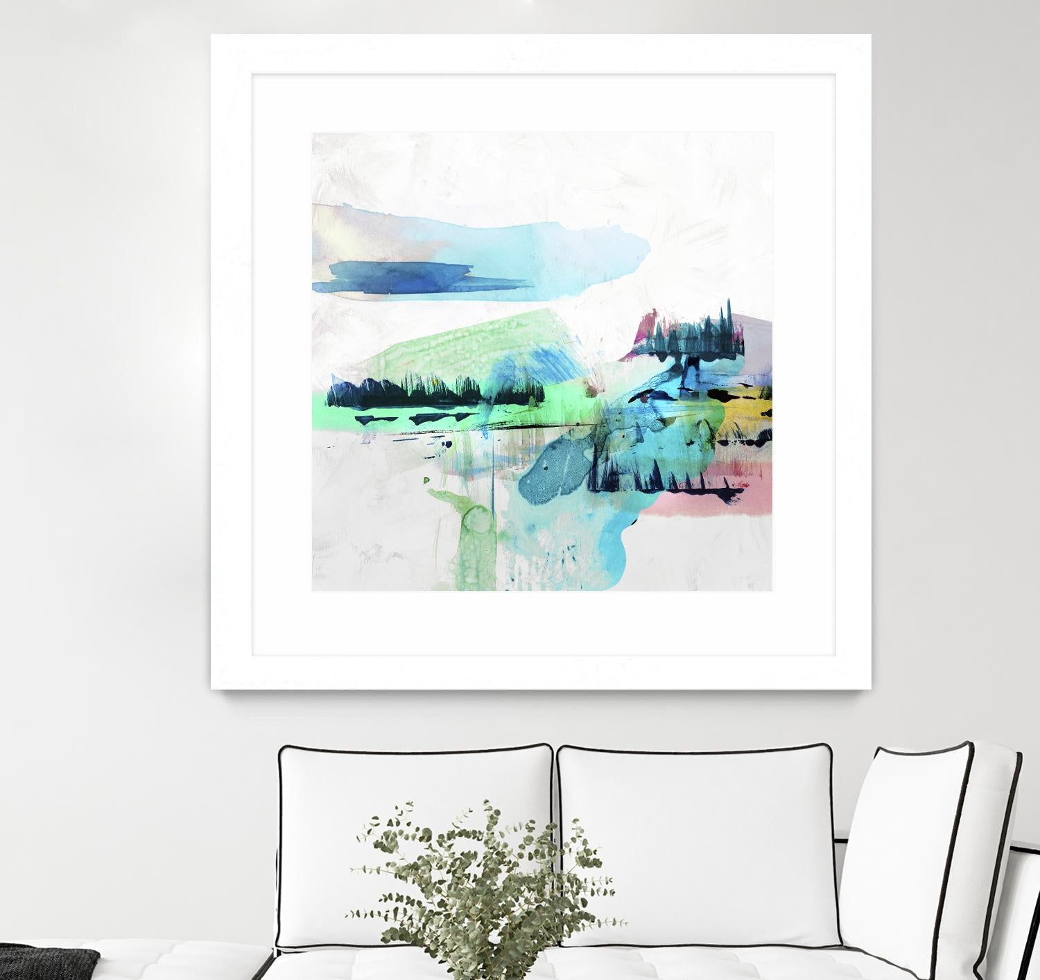 Palette Landscape II by PI Studio on GIANT ART - white abstract