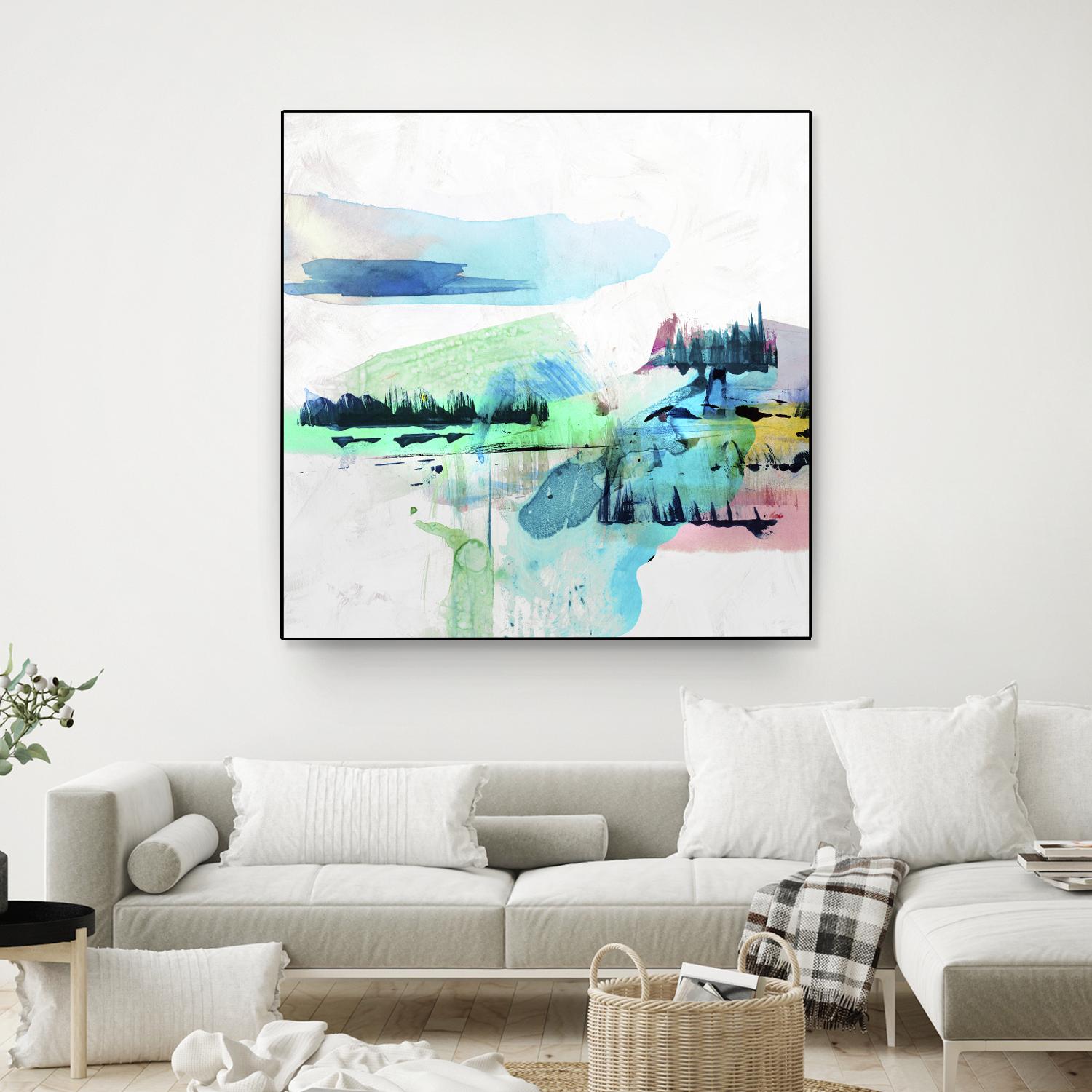 Palette Landscape II by PI Studio on GIANT ART - white abstract