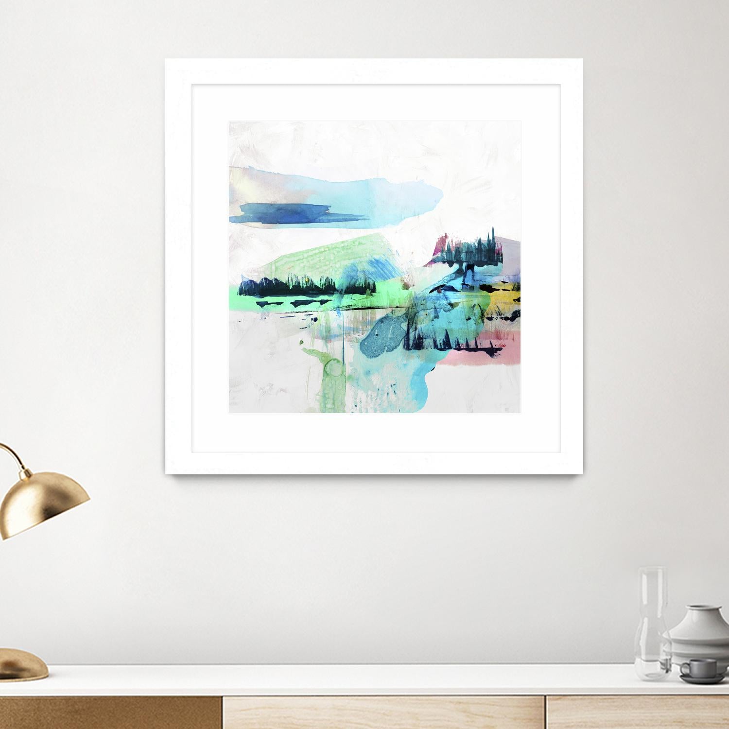 Palette Landscape II by PI Studio on GIANT ART - white abstract