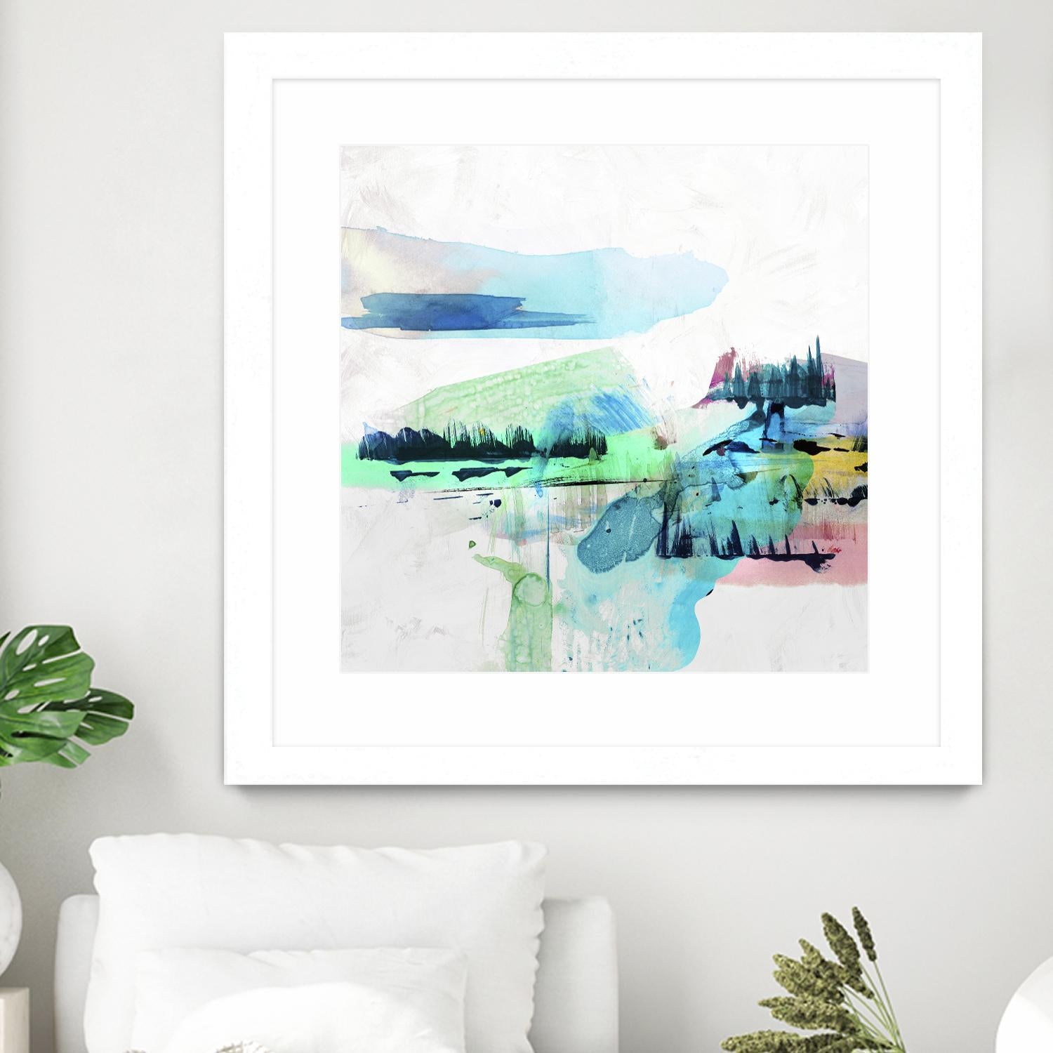 Palette Landscape II by PI Studio on GIANT ART - white abstract