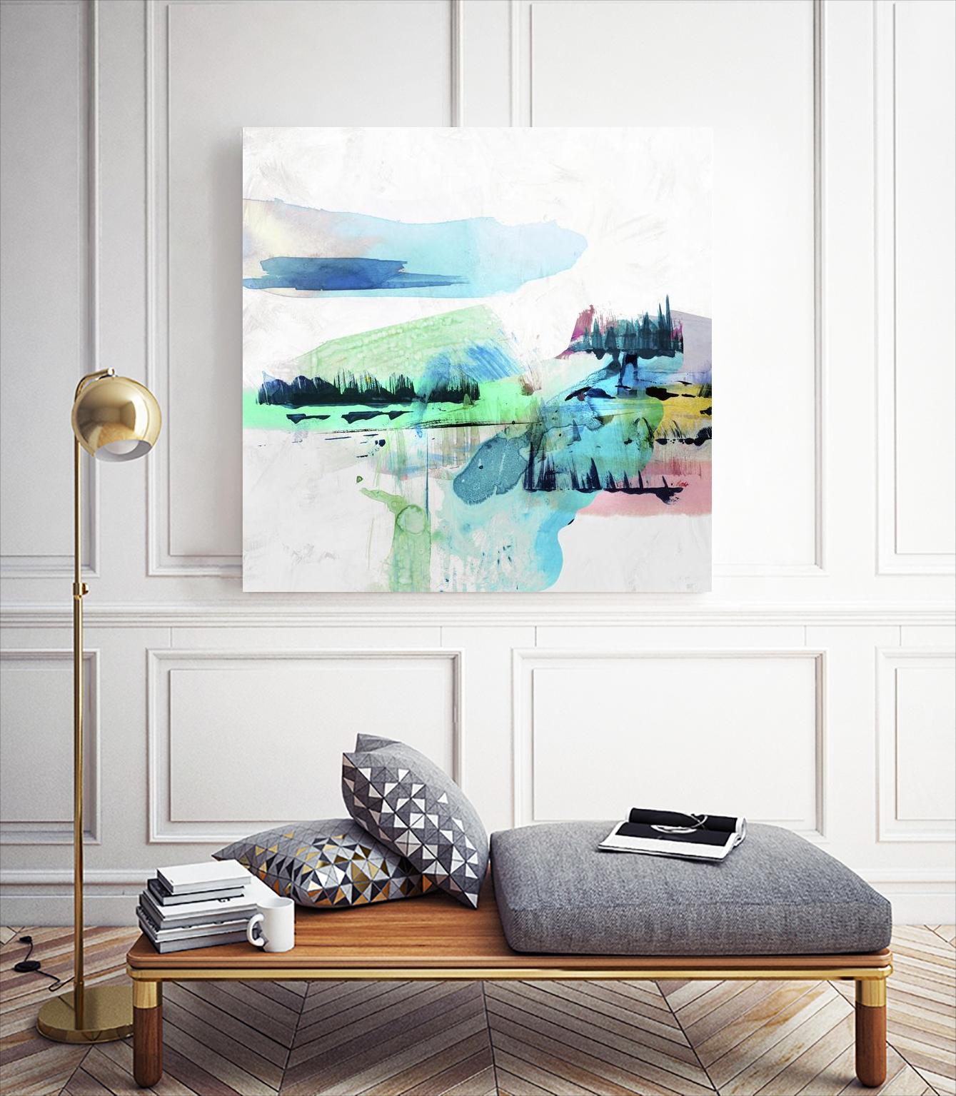 Palette Landscape II by PI Studio on GIANT ART - white abstract