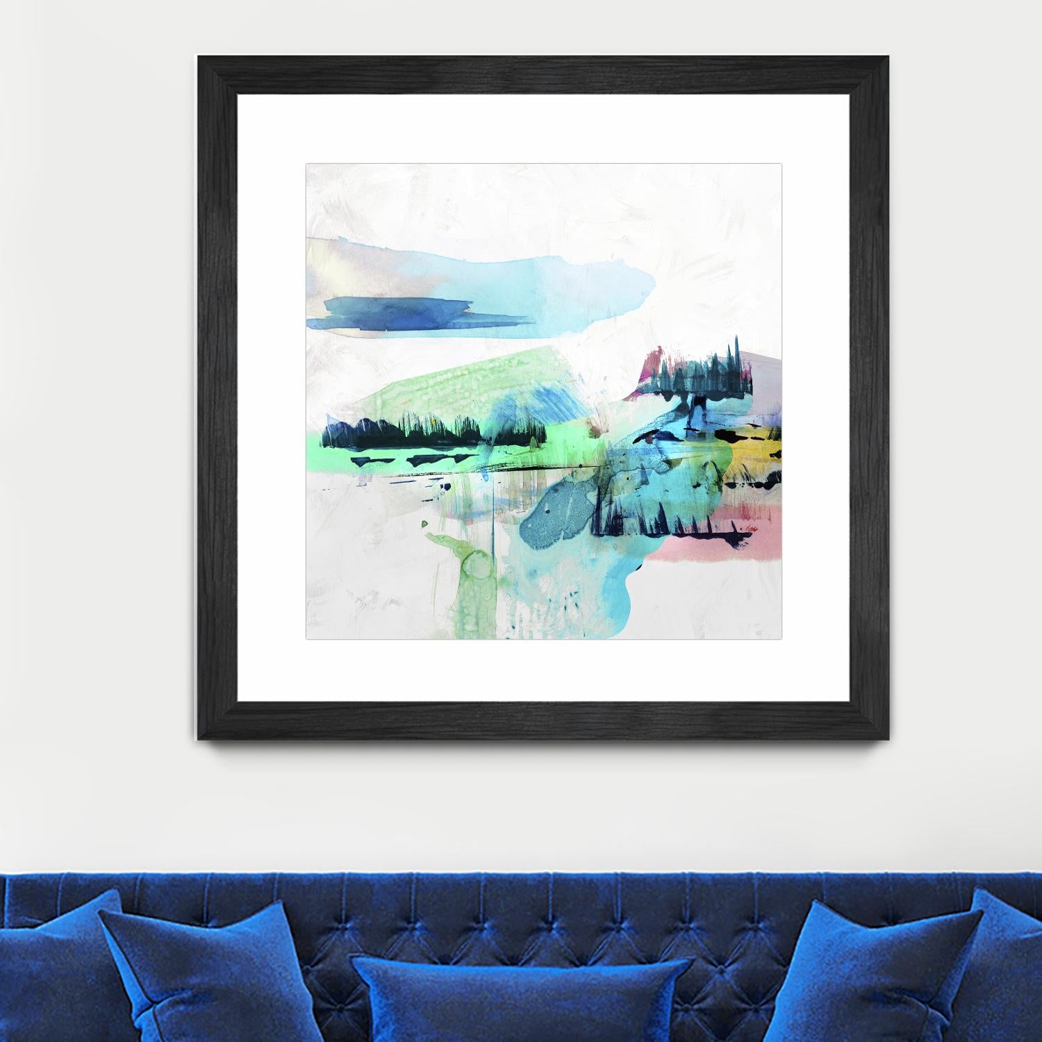 Palette Landscape II by PI Studio on GIANT ART - white abstract