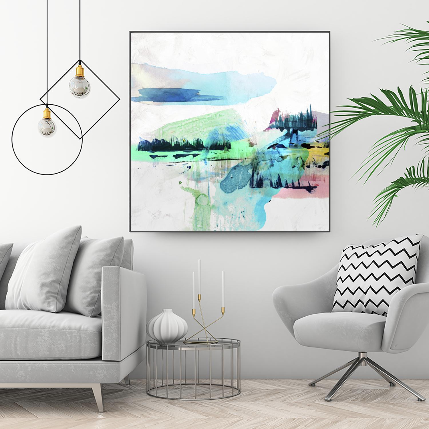 Palette Landscape II by PI Studio on GIANT ART - white abstract