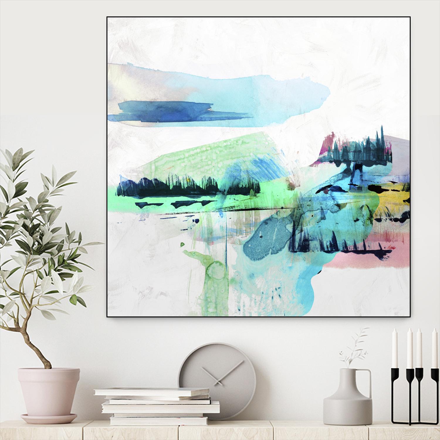 Palette Landscape II by PI Studio on GIANT ART - white abstract