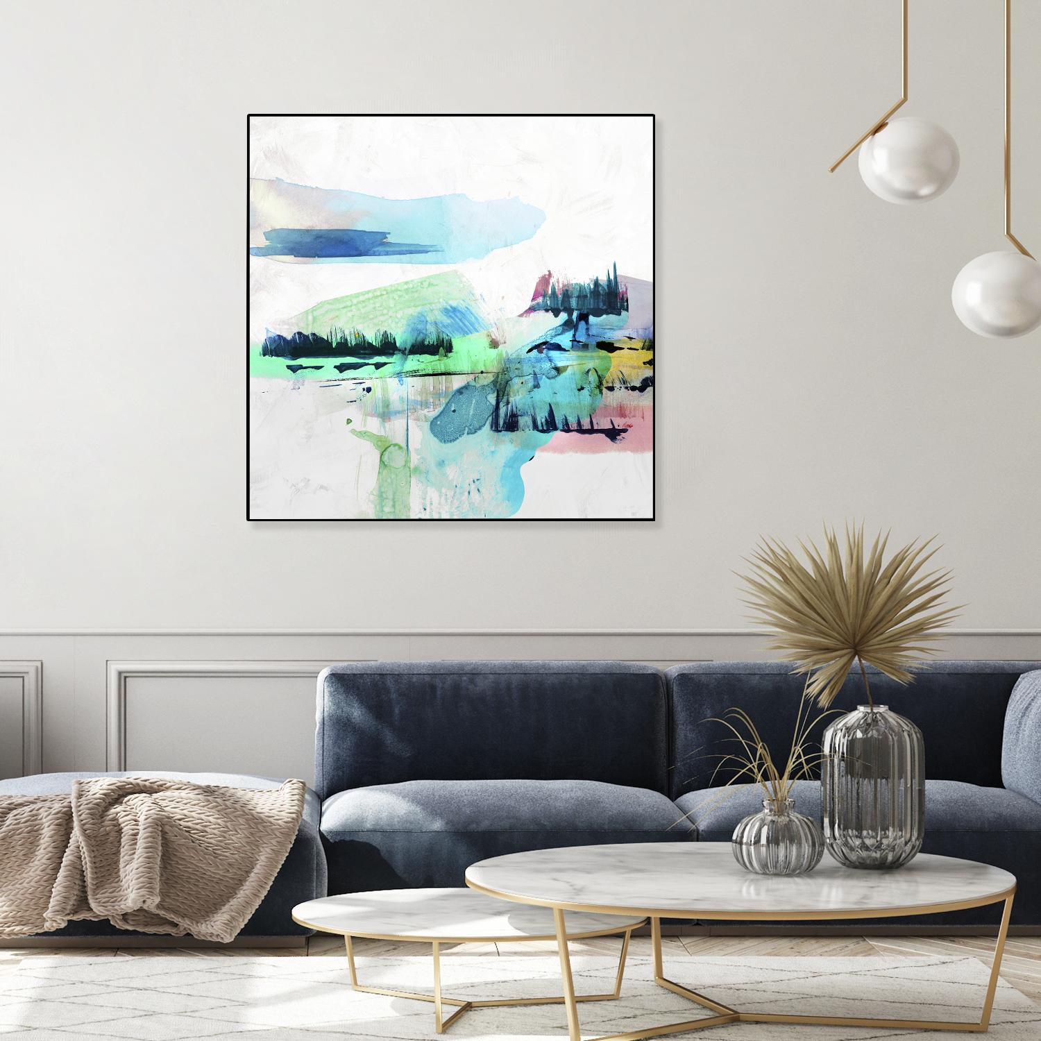 Palette Landscape II by PI Studio on GIANT ART - white abstract