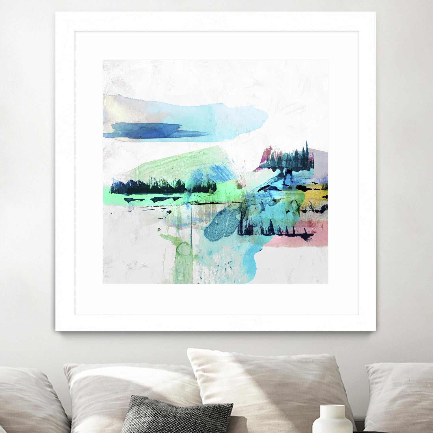 Palette Landscape II by PI Studio on GIANT ART - white abstract