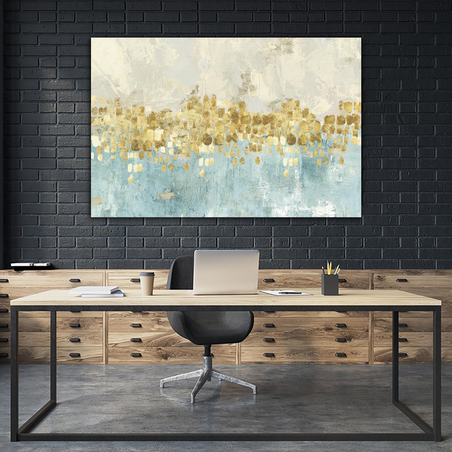 Dancing Stars by PI Studio on GIANT ART - white abstract