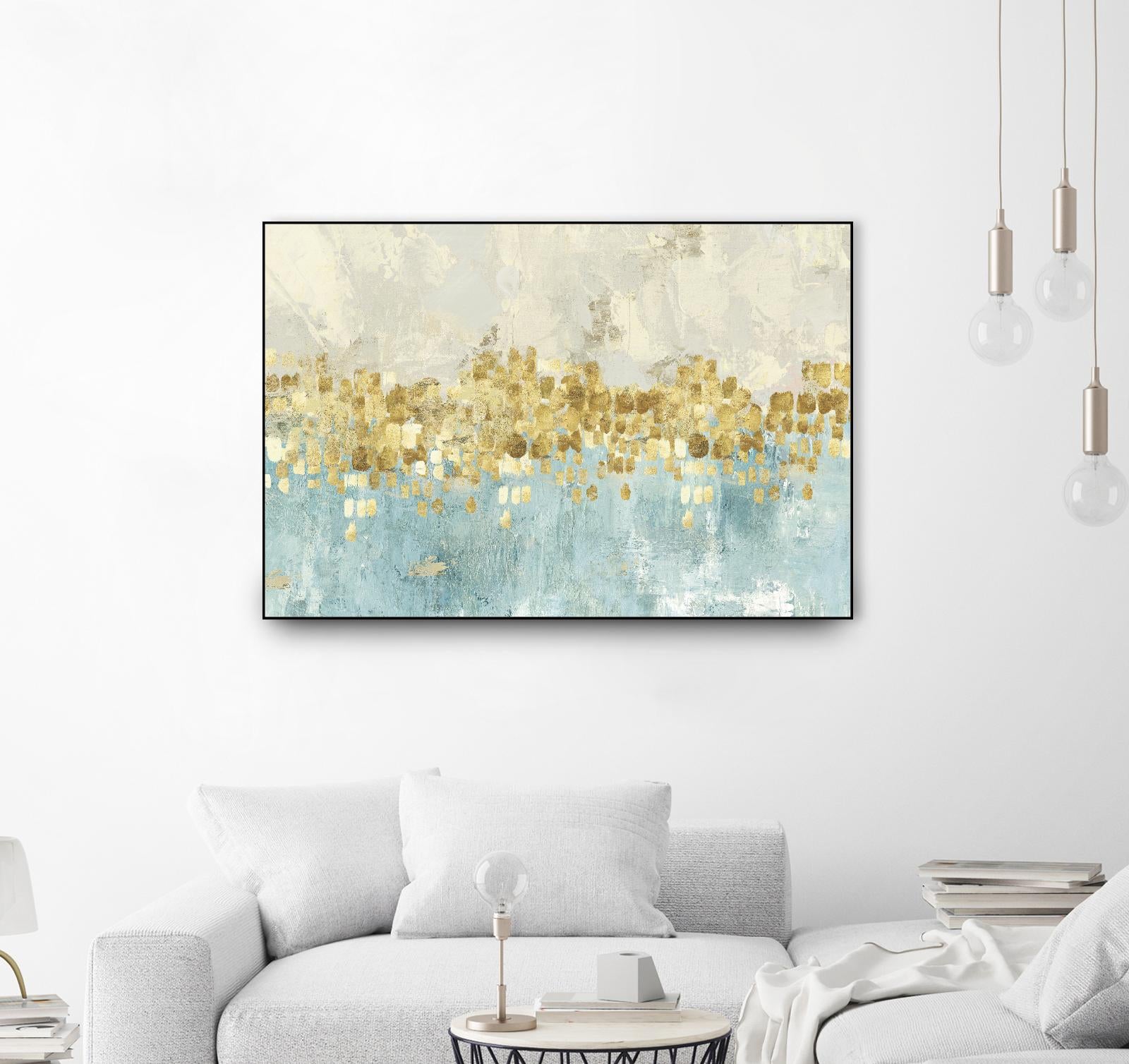 Dancing Stars by PI Studio on GIANT ART - white abstract