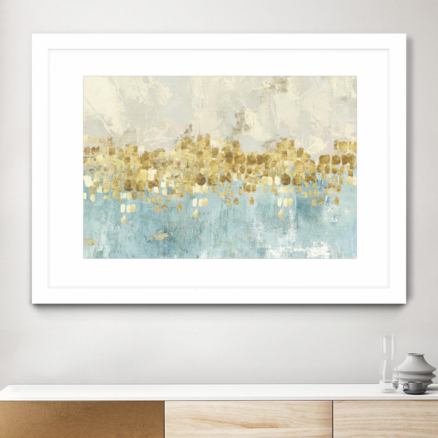 Dancing Stars by PI Studio on GIANT ART - white abstract