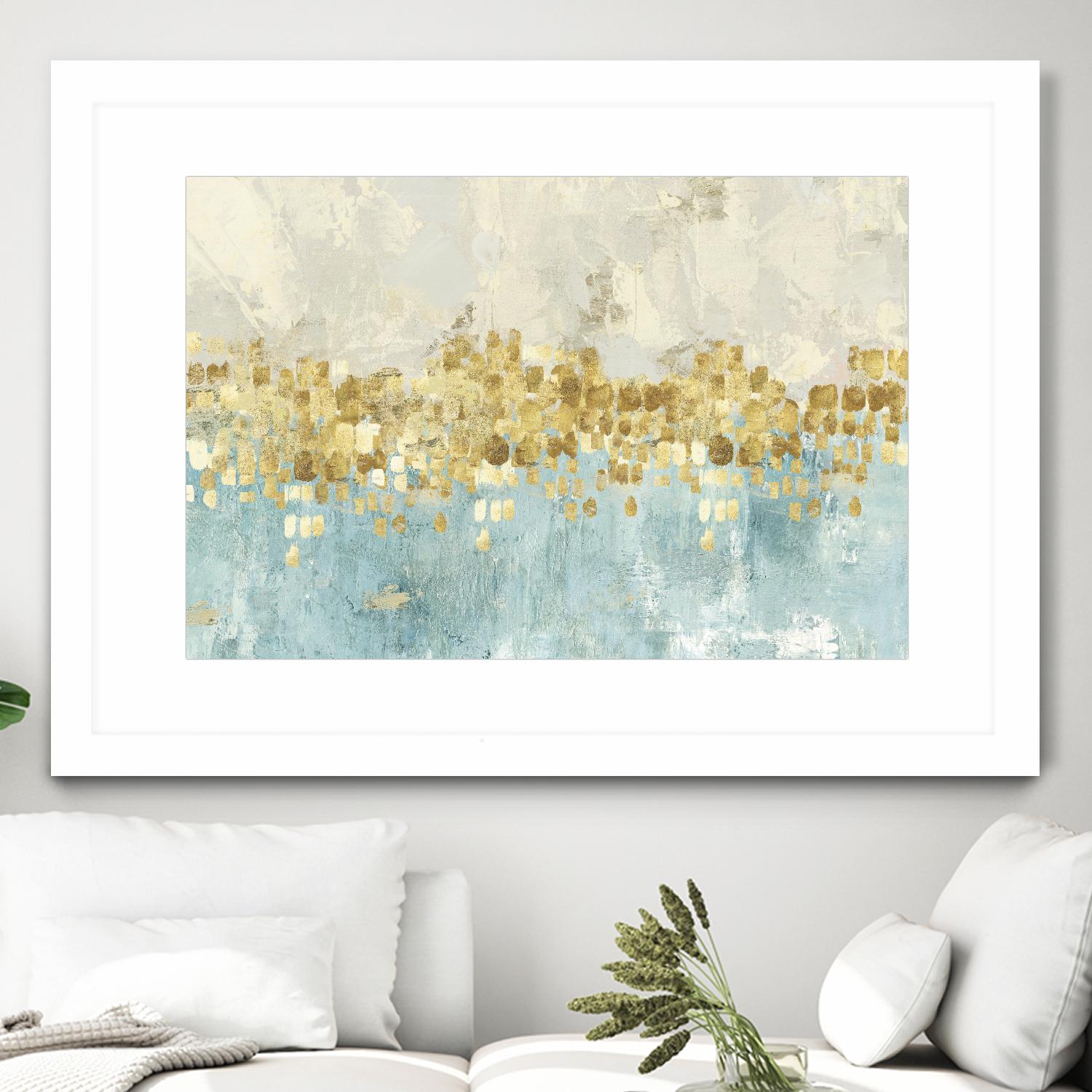 Dancing Stars by PI Studio on GIANT ART - white abstract