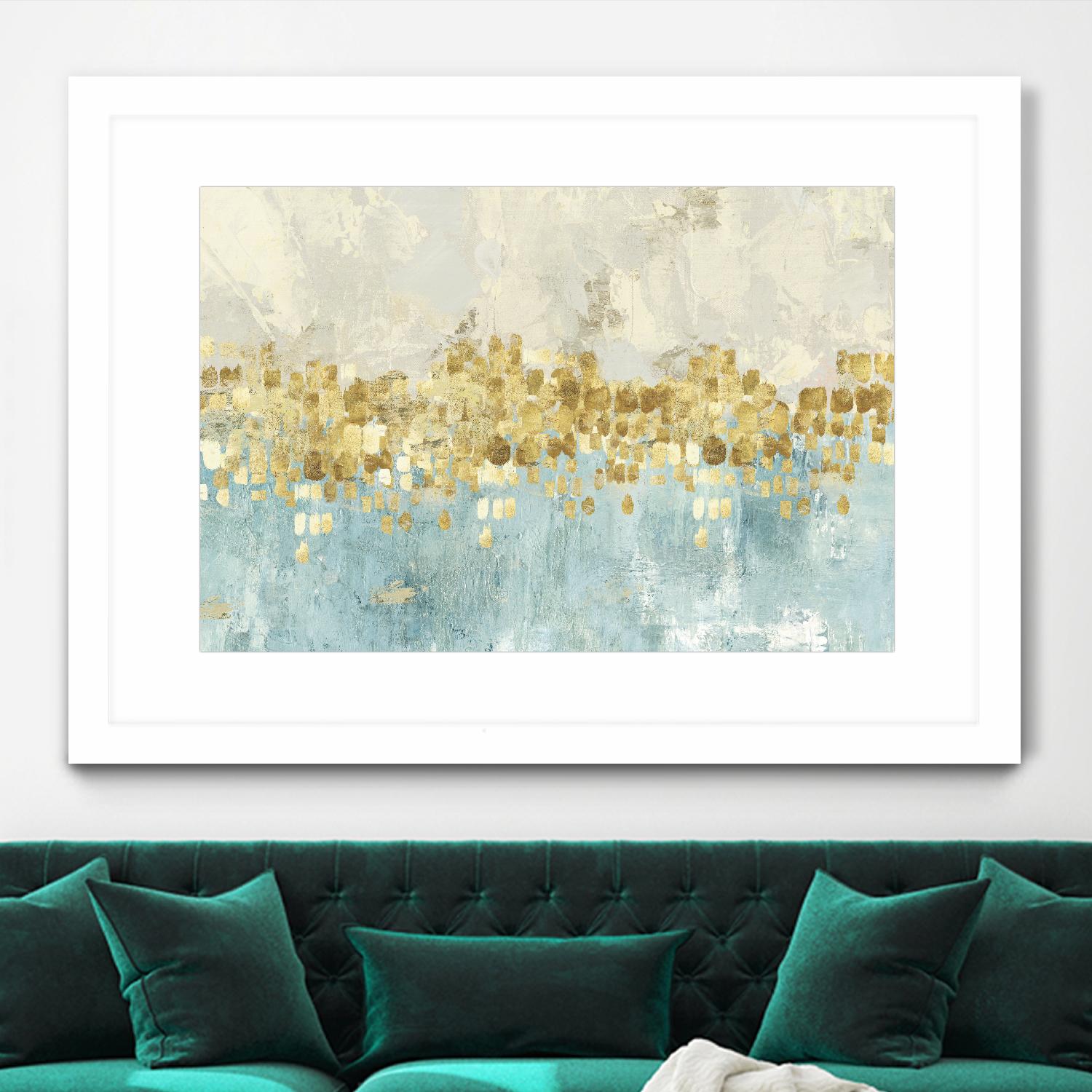 Dancing Stars by PI Studio on GIANT ART - white abstract
