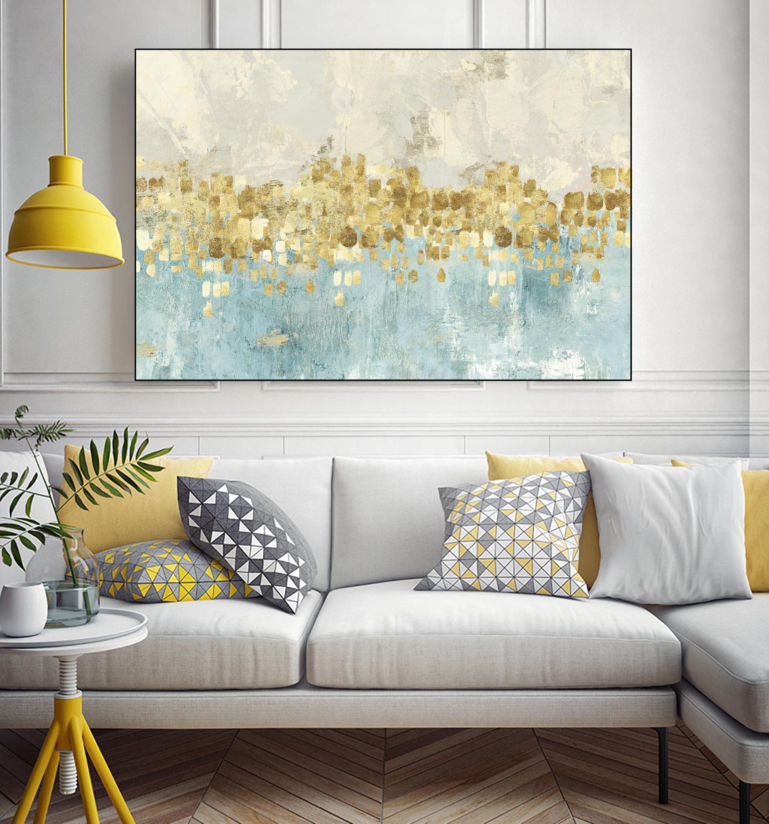 Dancing Stars by PI Studio on GIANT ART - white abstract