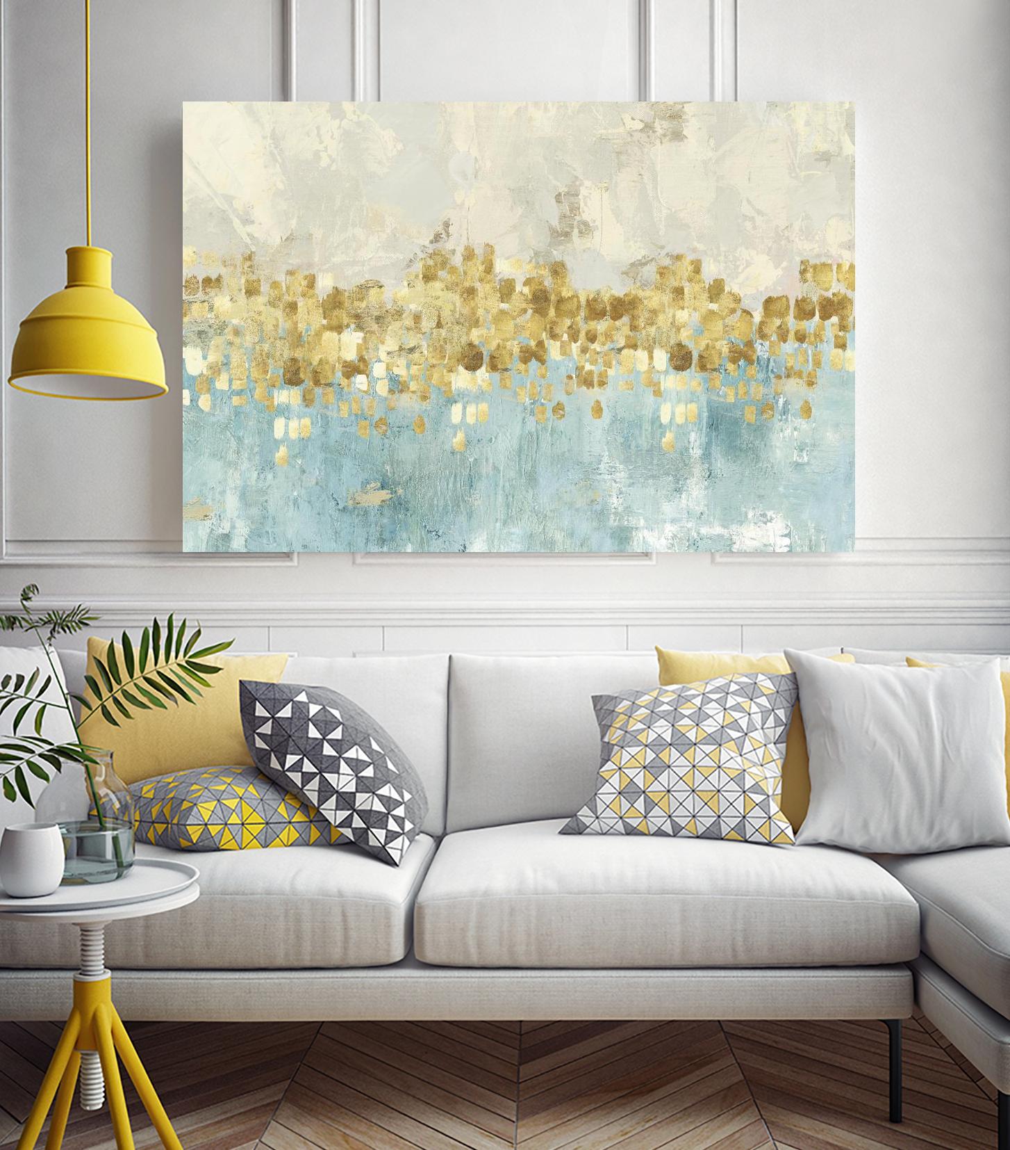 Dancing Stars by PI Studio on GIANT ART - white abstract