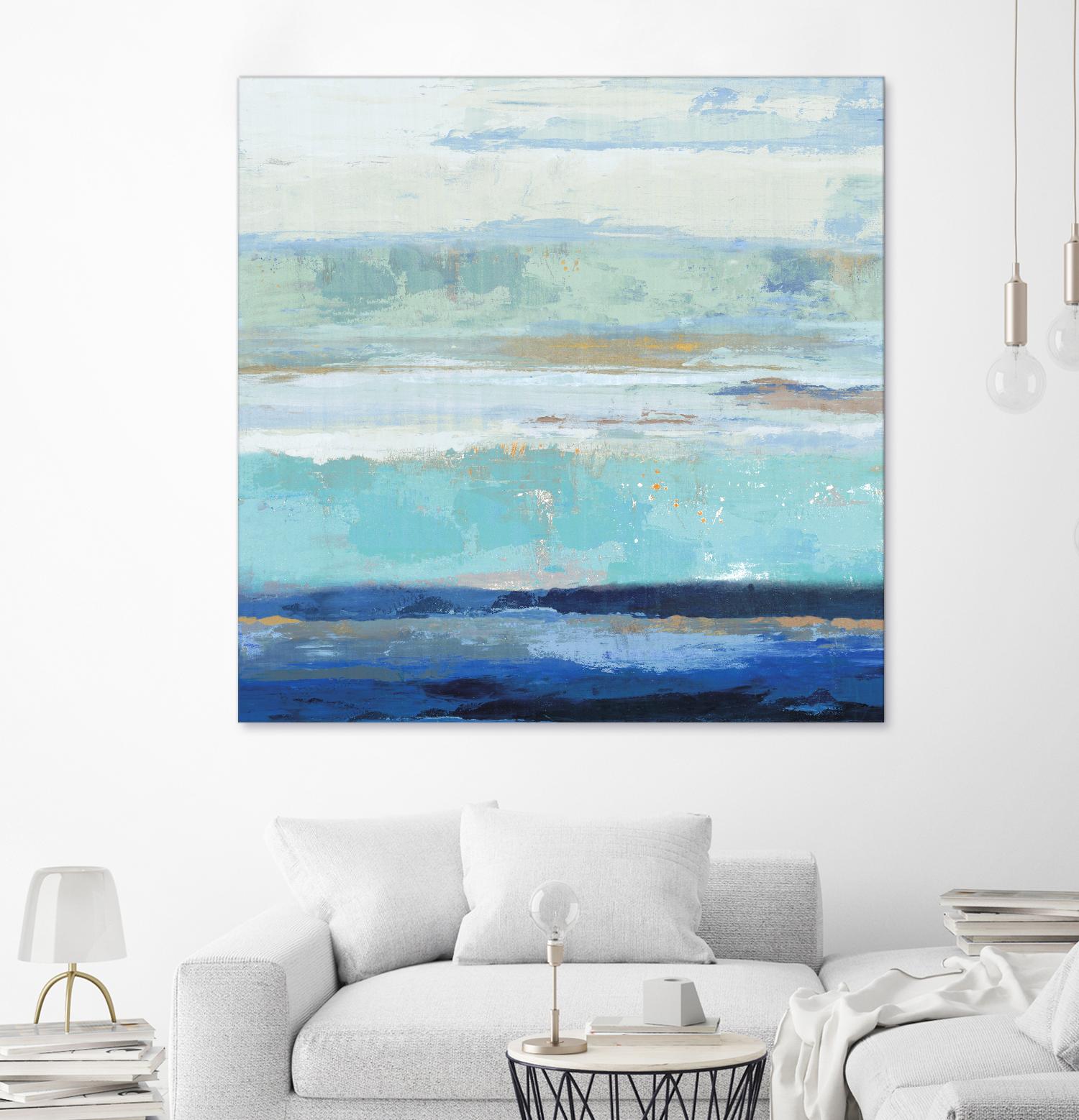Sea Shore II by PI Studio on GIANT ART - turquoise abstract