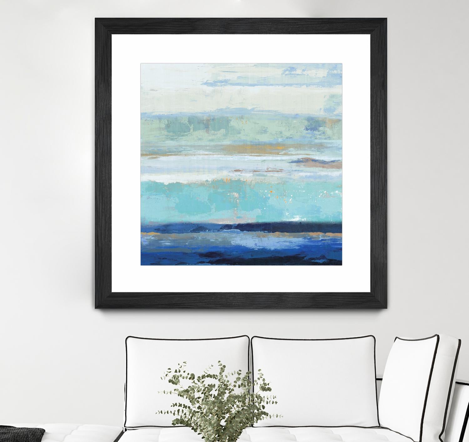 Sea Shore II by PI Studio on GIANT ART - turquoise abstract