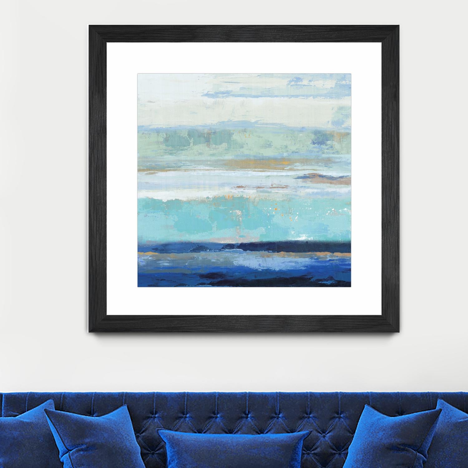 Sea Shore II by PI Studio on GIANT ART - turquoise abstract