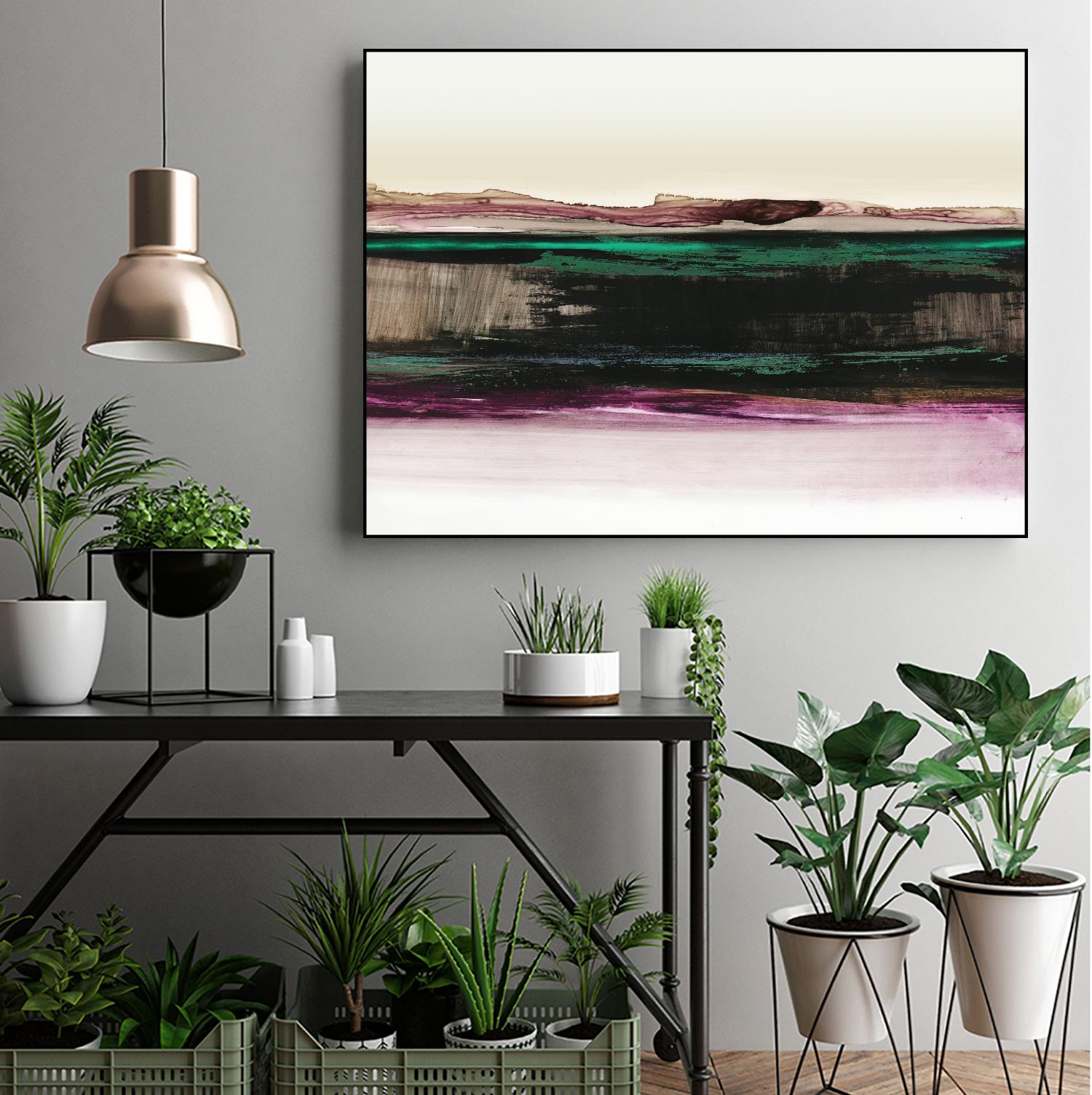 Bella by PI Studio on GIANT ART - green abstract