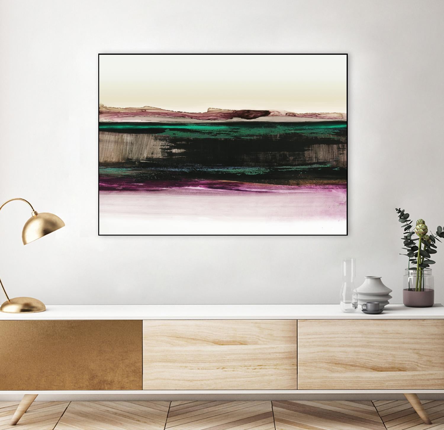 Bella by PI Studio on GIANT ART - green abstract