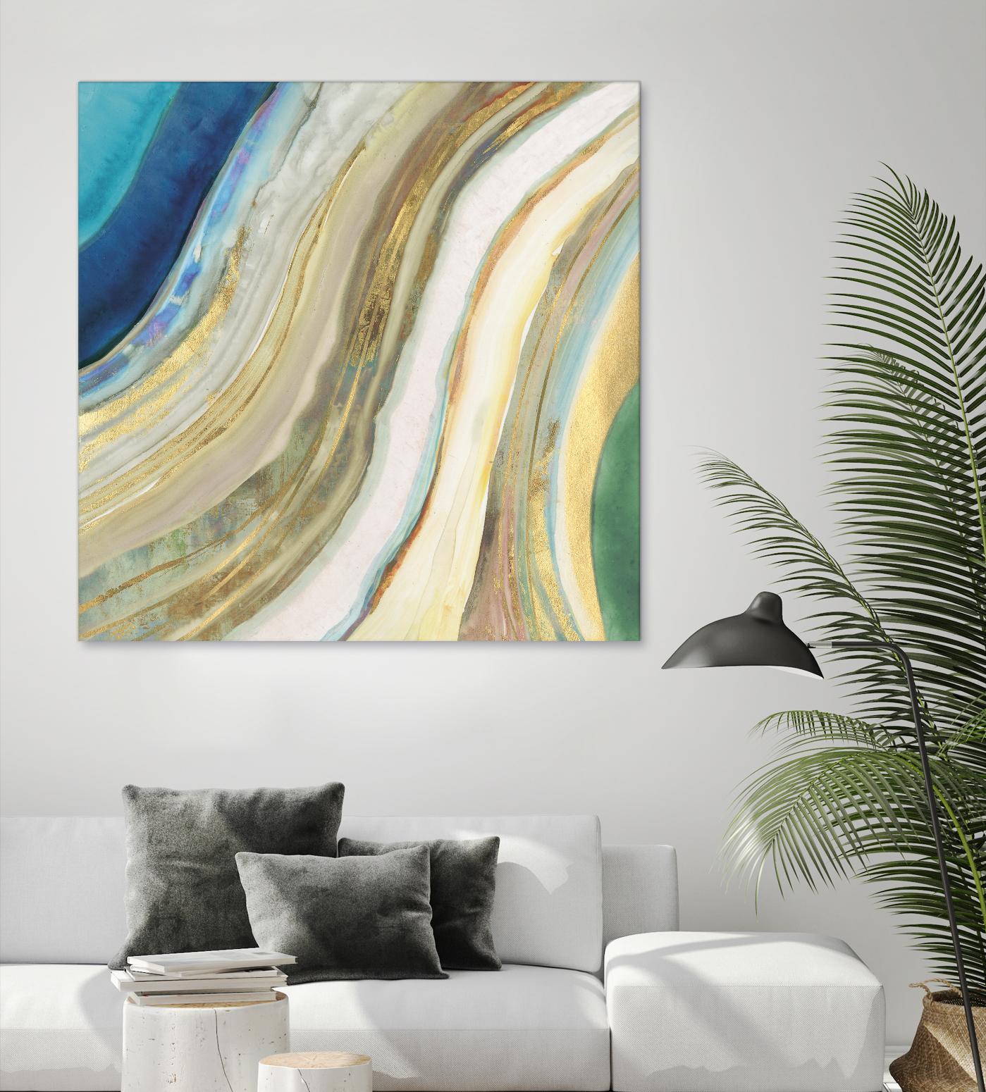 Agate I by PI Studio on GIANT ART - blue abstract