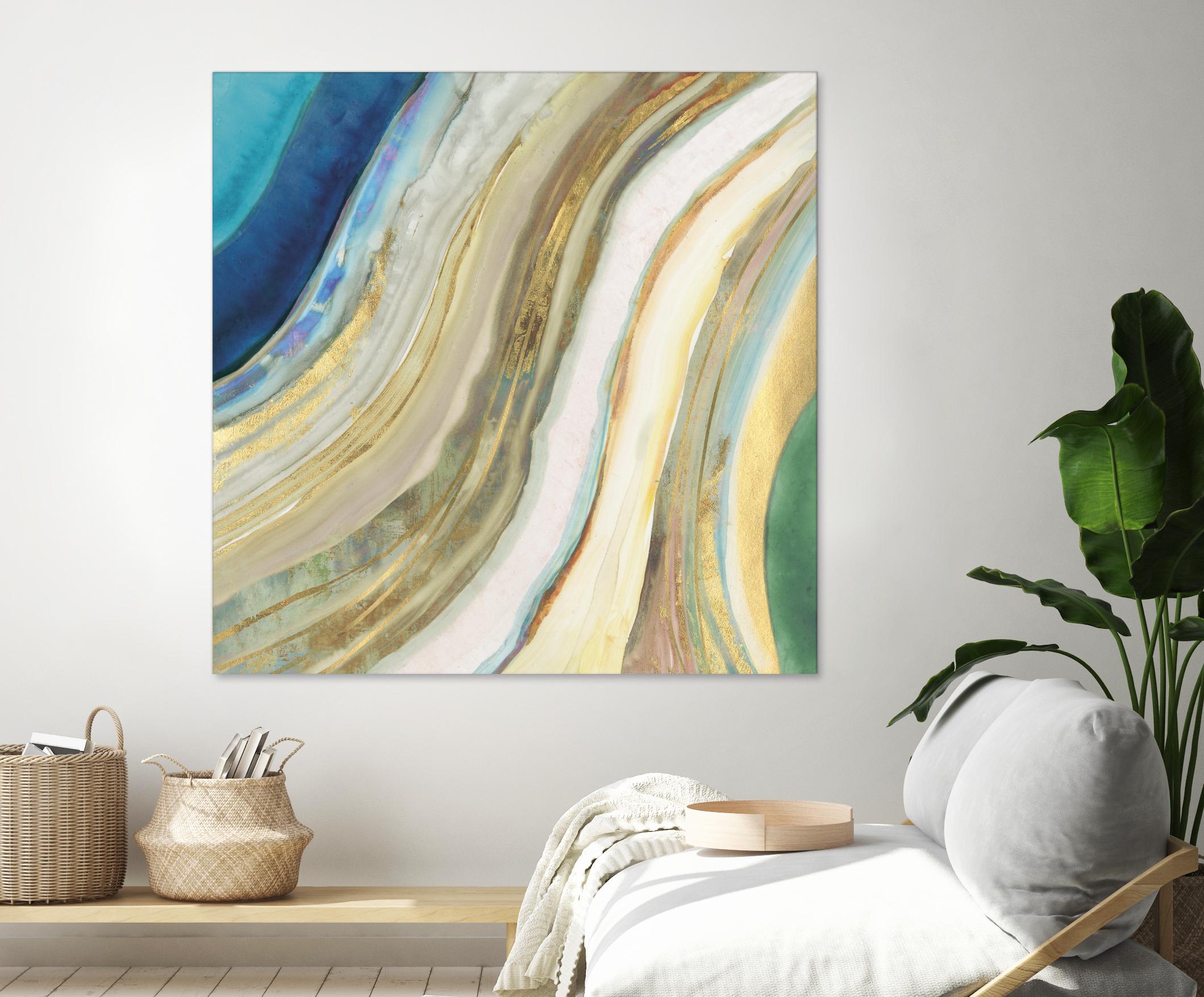 Agate I by PI Studio on GIANT ART - blue abstract