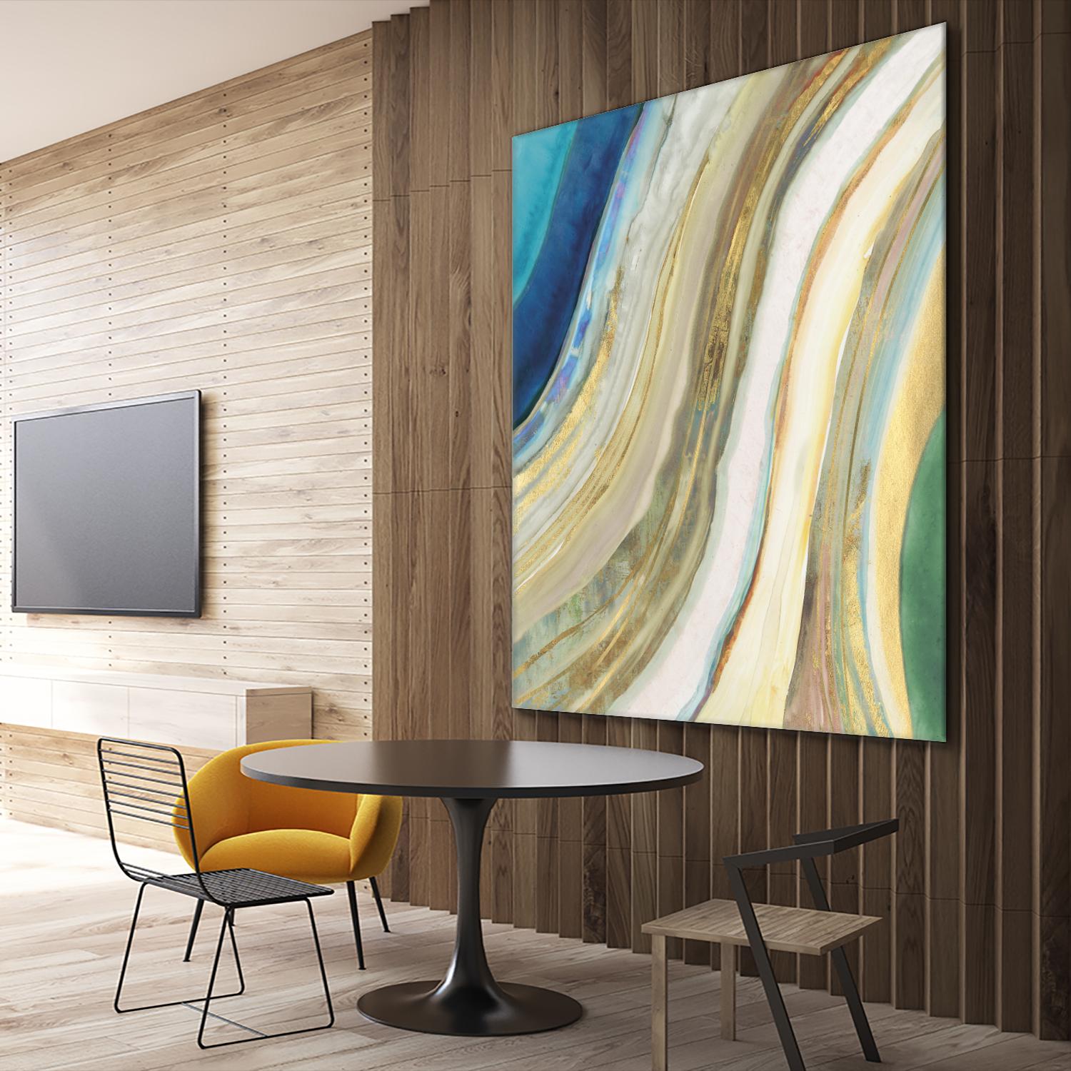 Agate I by PI Studio on GIANT ART - blue abstract