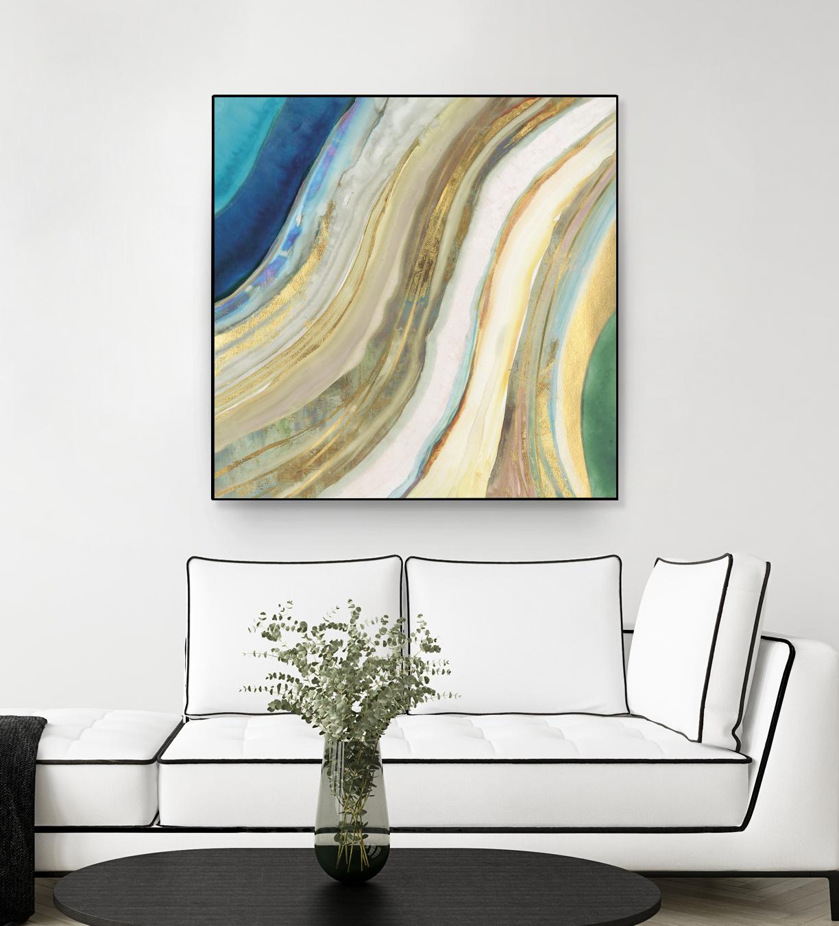 Agate I by PI Studio on GIANT ART - blue abstract