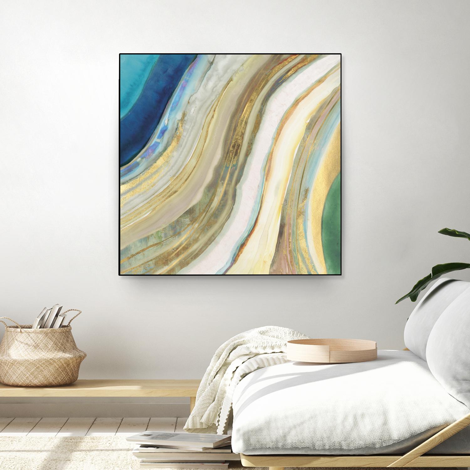 Agate I by PI Studio on GIANT ART - blue abstract