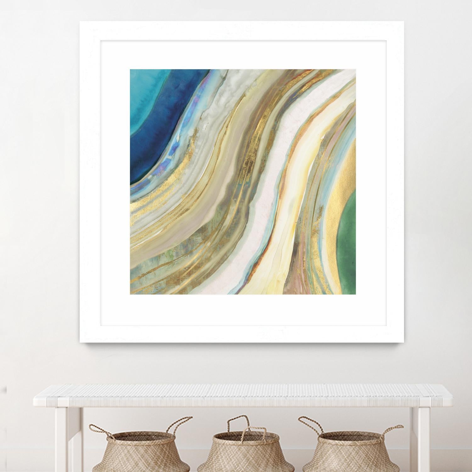 Agate I by PI Studio on GIANT ART - blue abstract