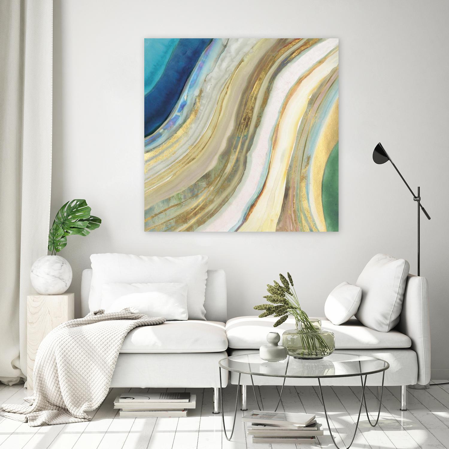 Agate I by PI Studio on GIANT ART - blue abstract