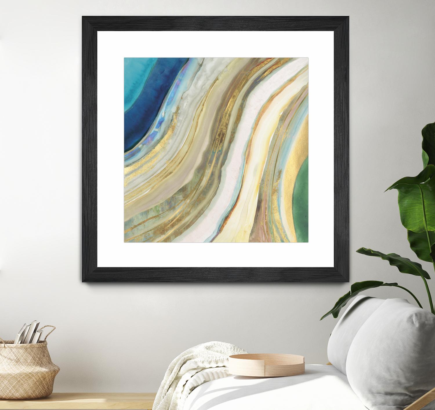 Agate I by PI Studio on GIANT ART - blue abstract