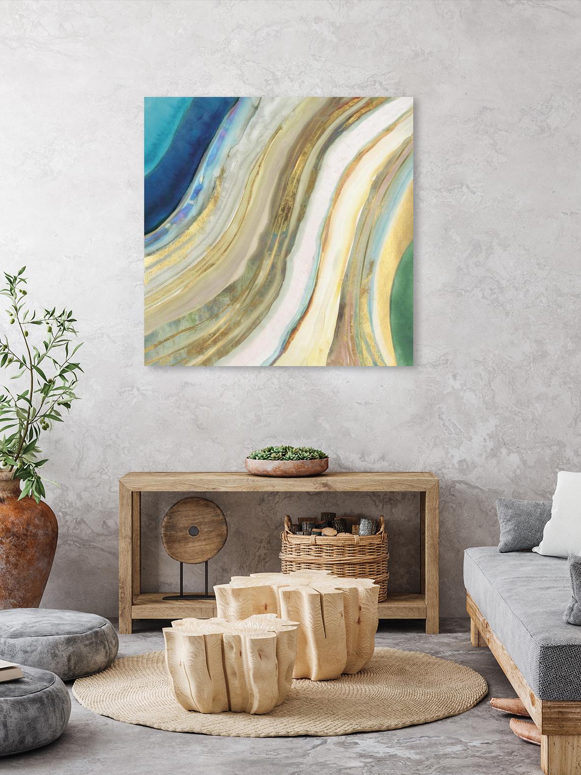 Agate I by PI Studio on GIANT ART - blue abstract