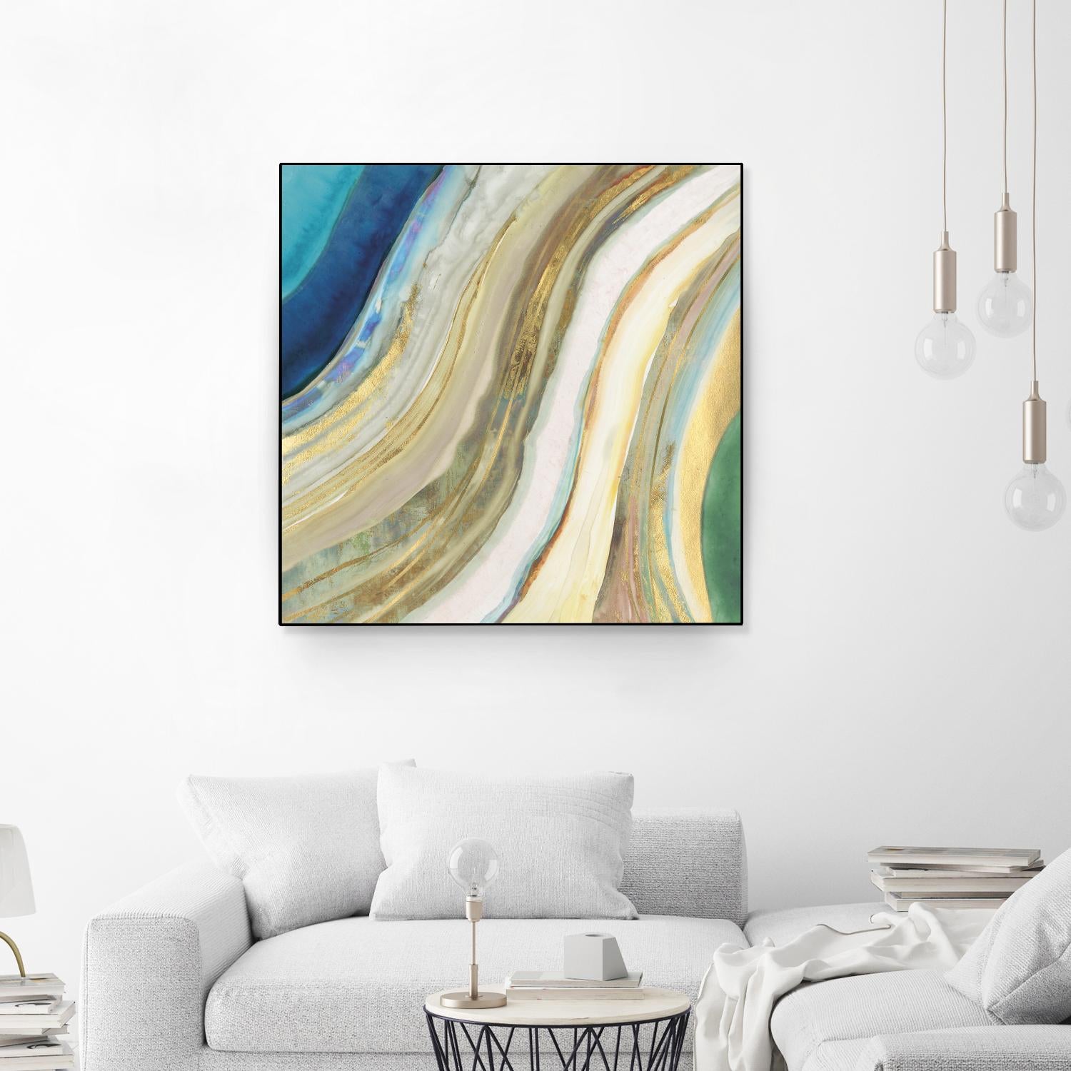 Agate I by PI Studio on GIANT ART - blue abstract