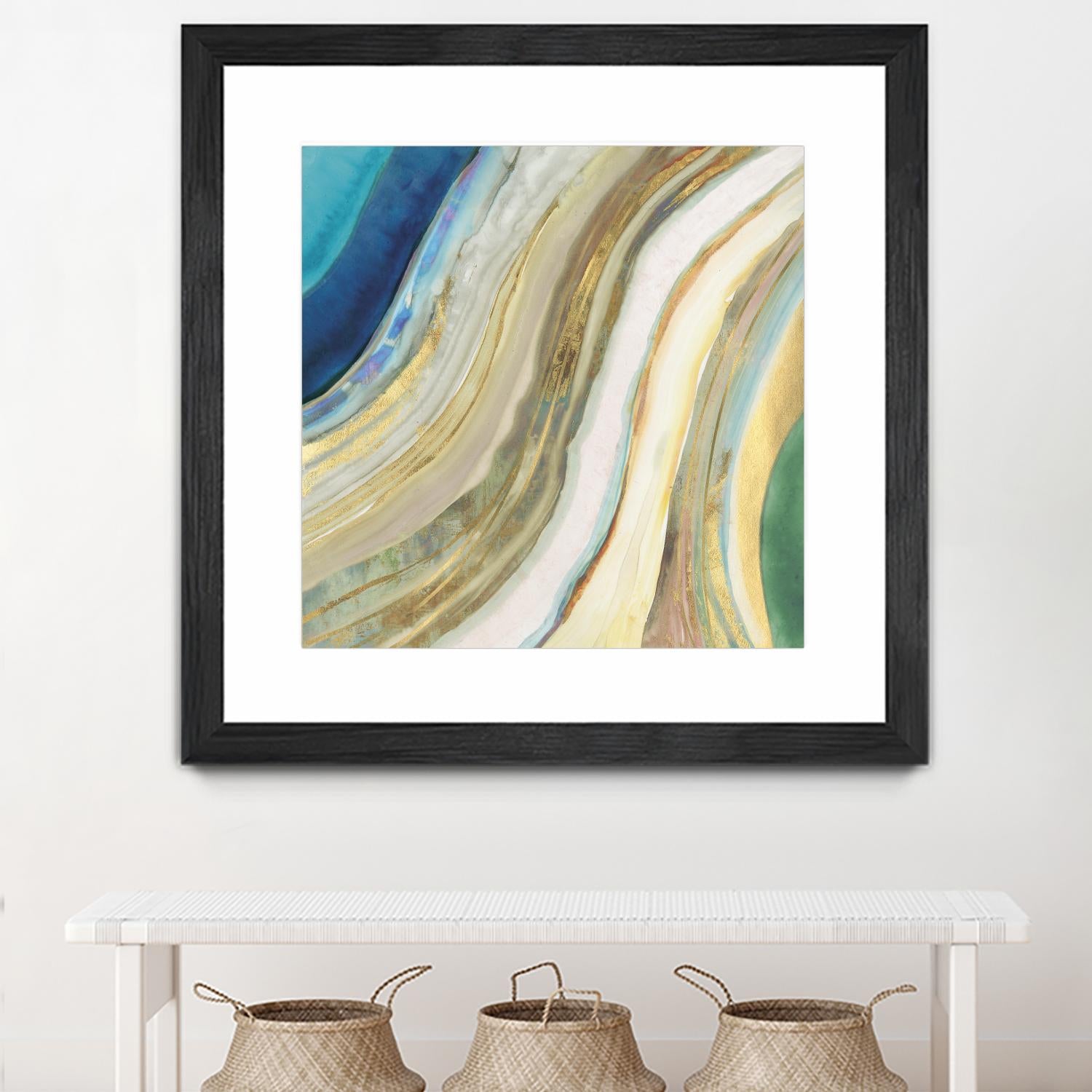 Agate I by PI Studio on GIANT ART - blue abstract