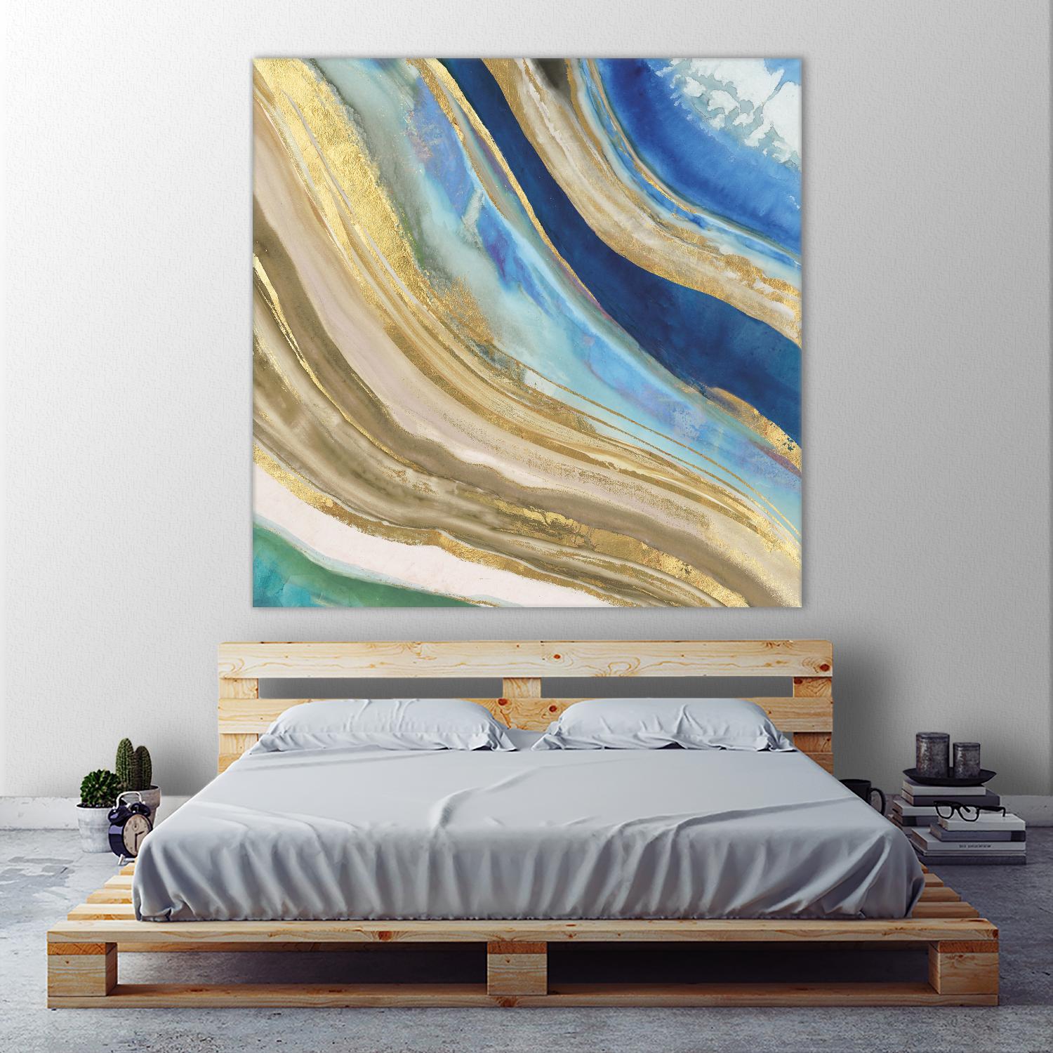 Agate II by PI Studio on GIANT ART - blue abstract