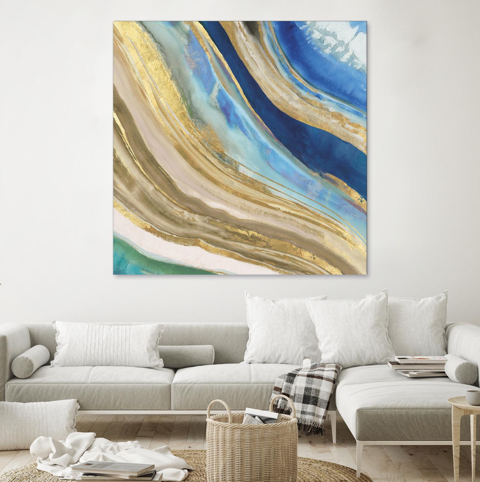 Agate II by PI Studio on GIANT ART - blue abstract