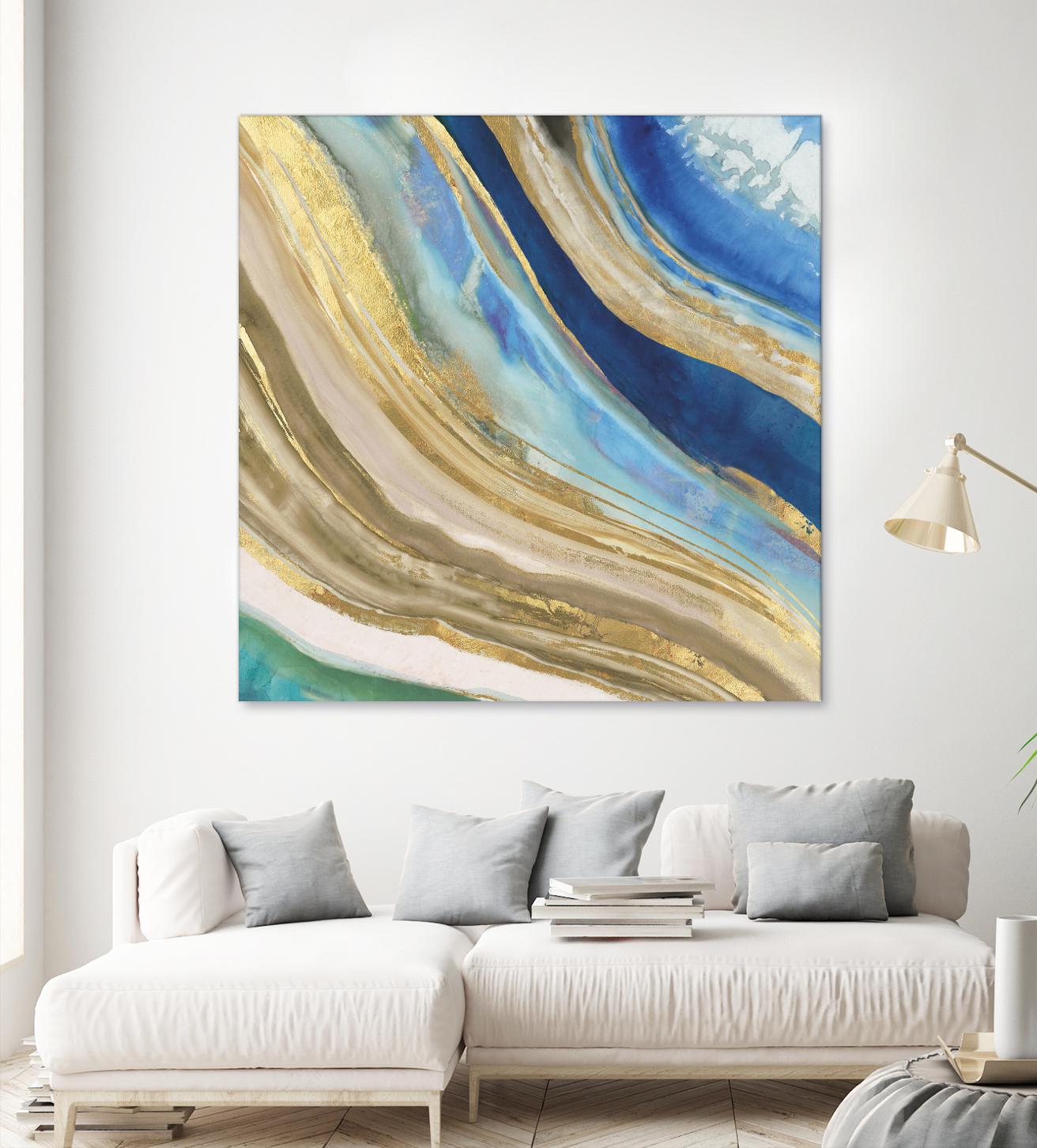 Agate II by PI Studio on GIANT ART - blue abstract