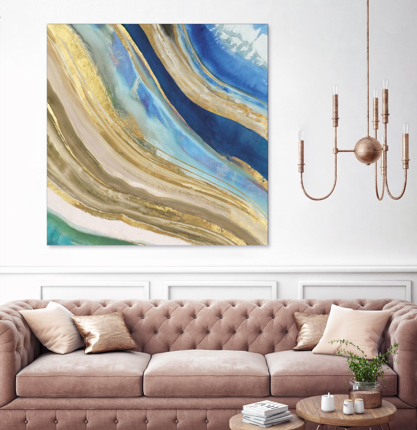 Agate II by PI Studio on GIANT ART - blue abstract