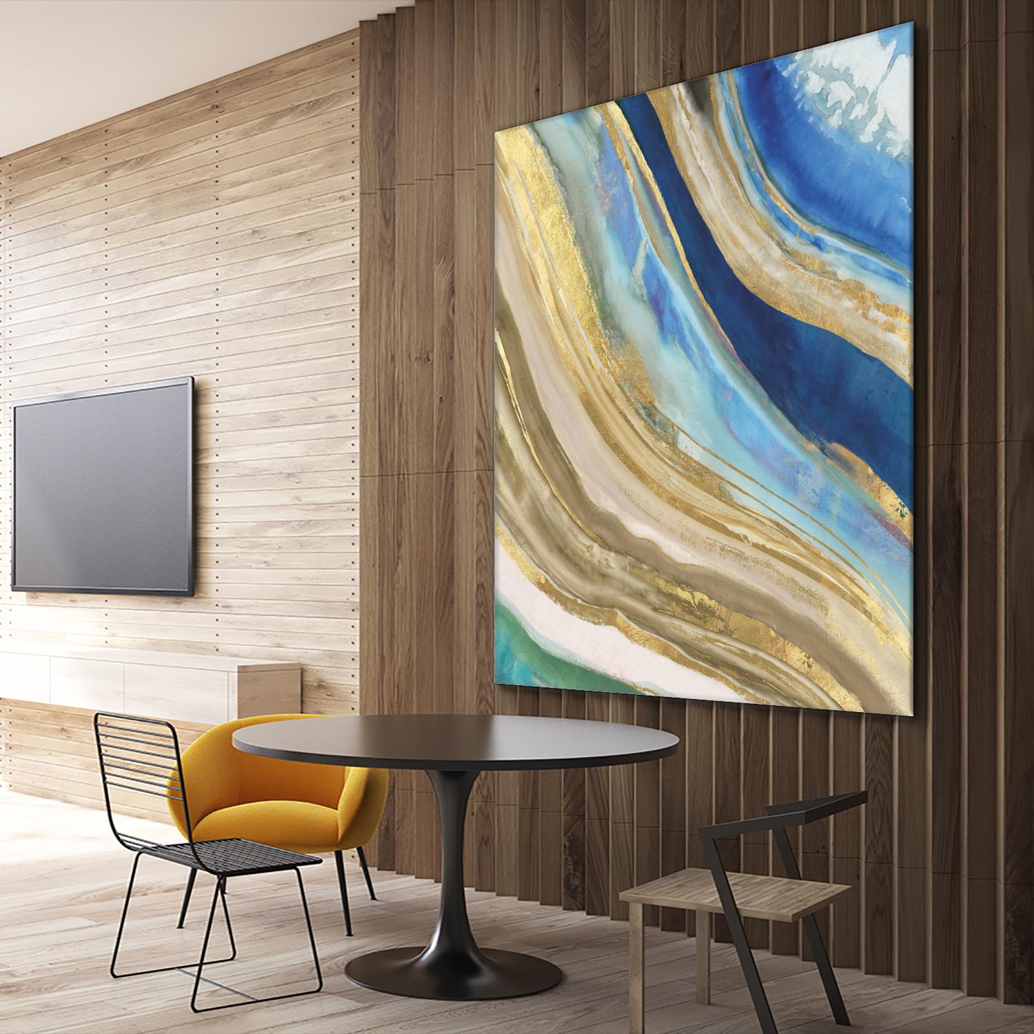 Agate II by PI Studio on GIANT ART - blue abstract