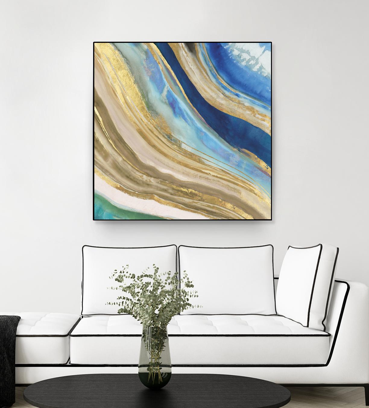 Agate II by PI Studio on GIANT ART - blue abstract