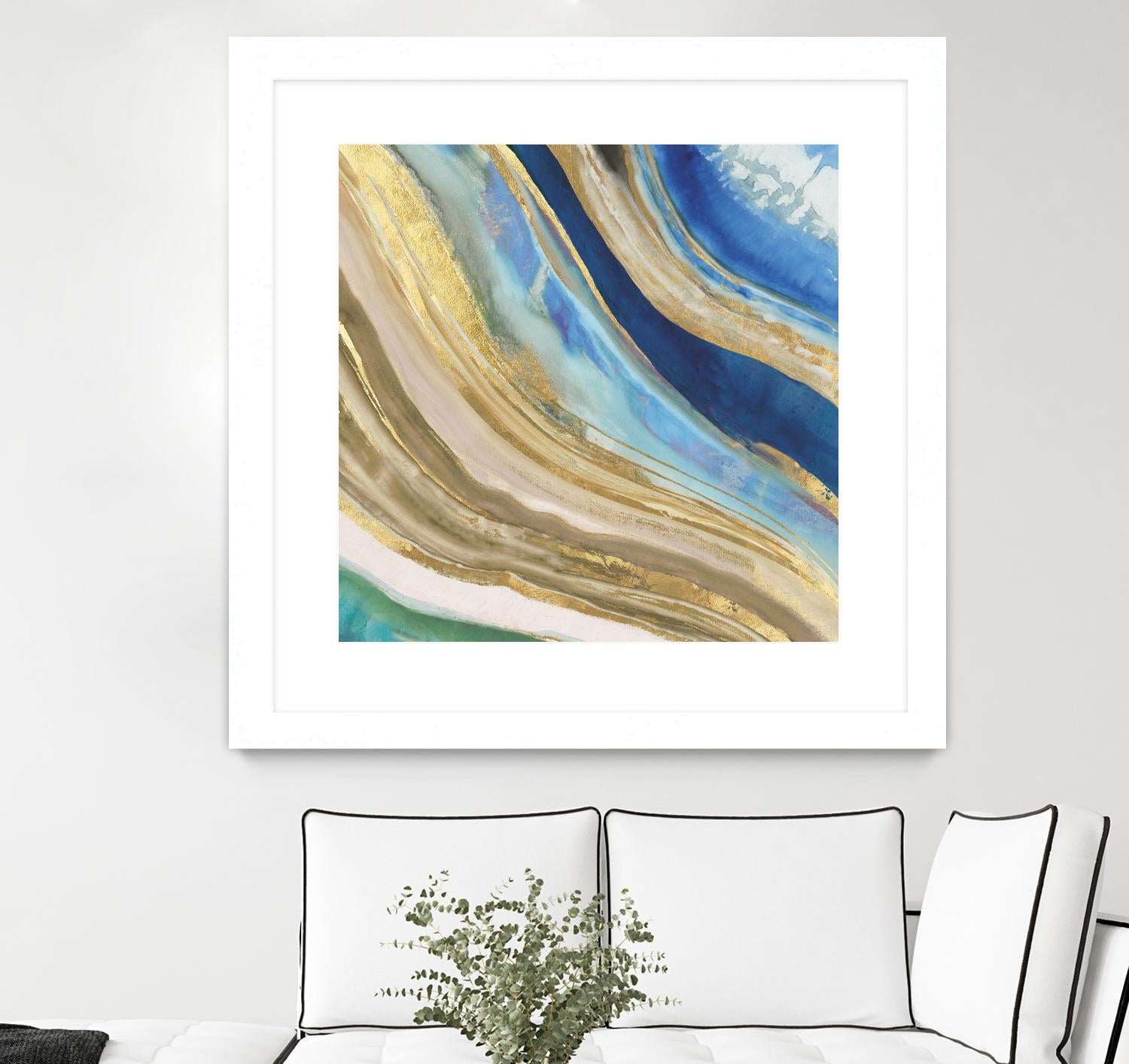 Agate II by PI Studio on GIANT ART - blue abstract