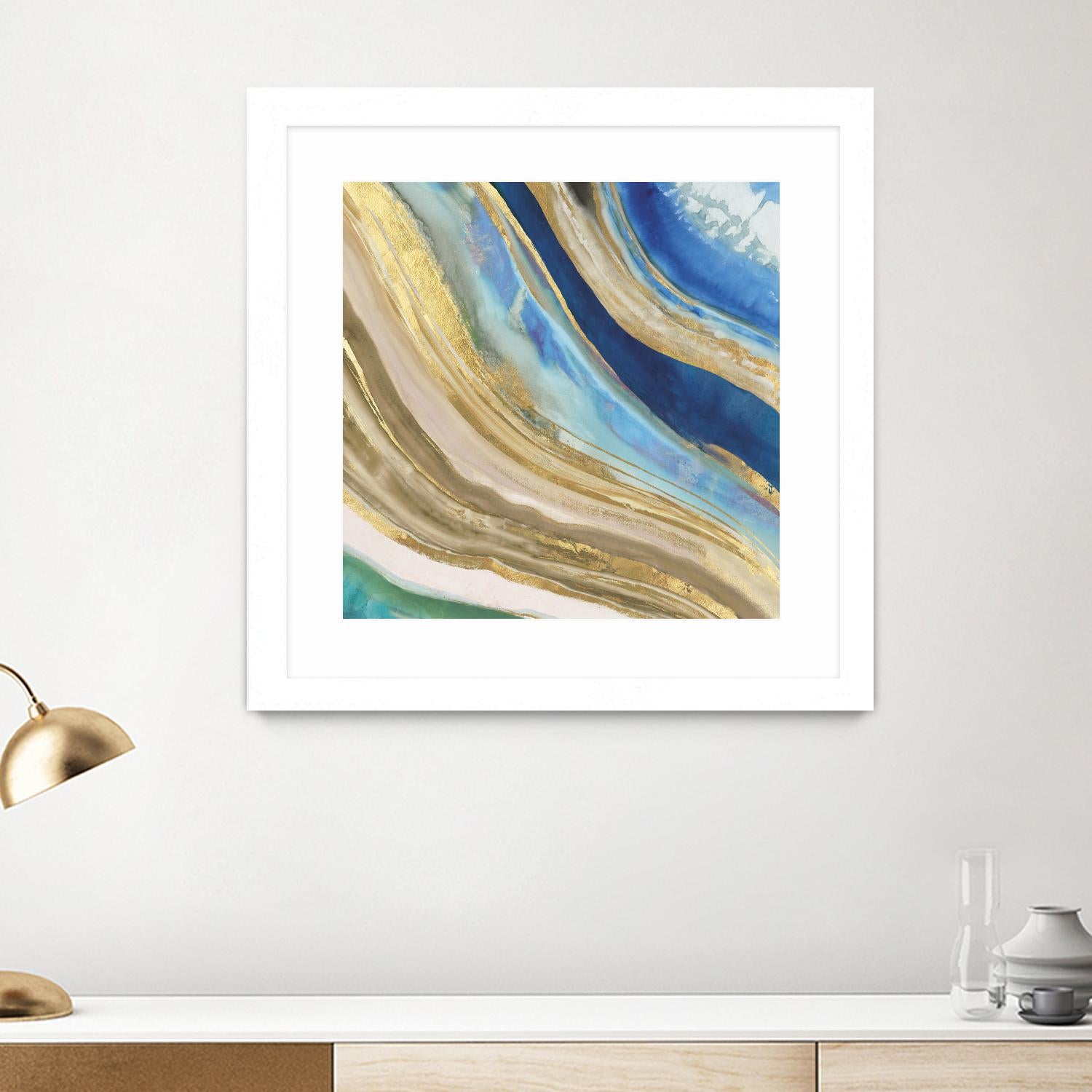 Agate II by PI Studio on GIANT ART - blue abstract