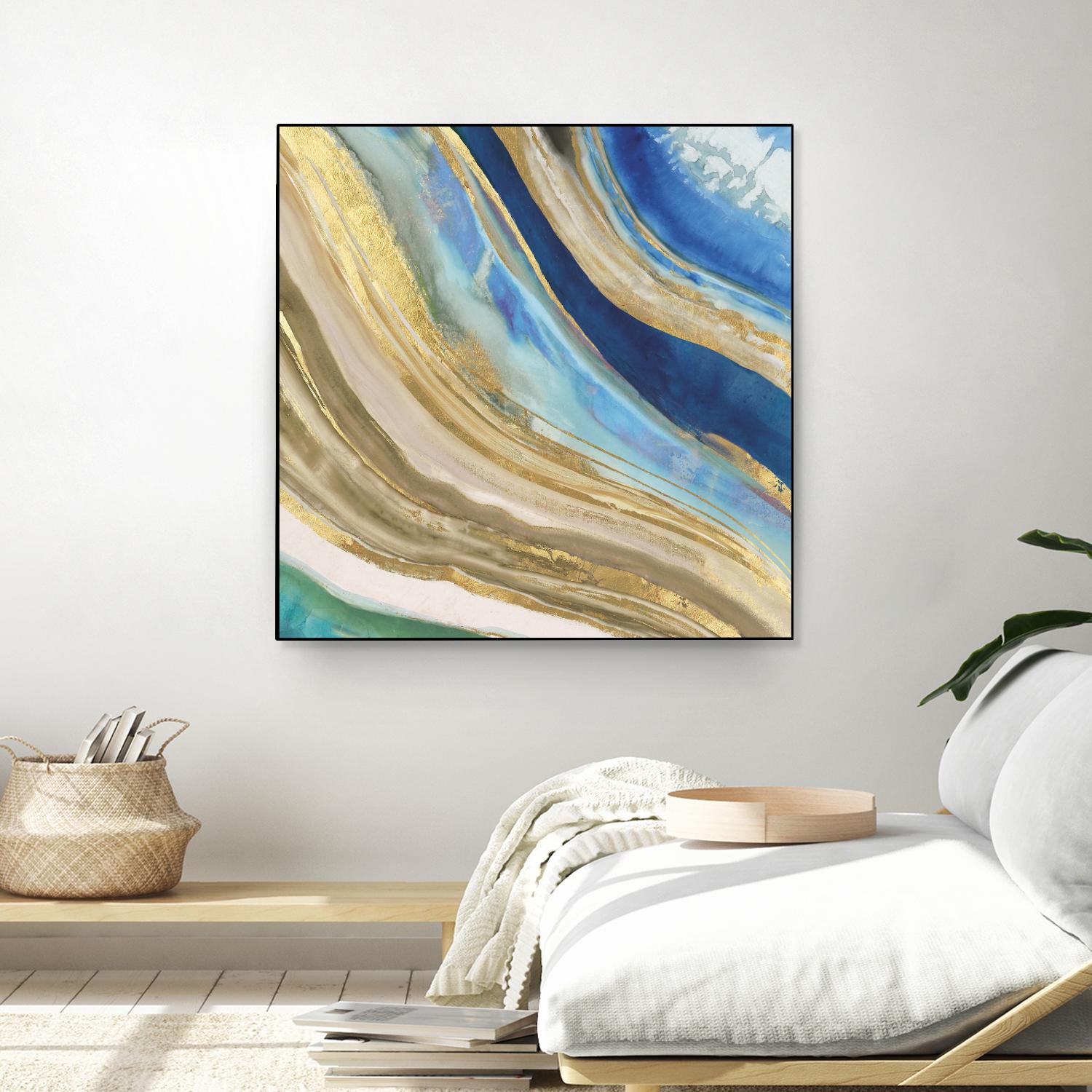 Agate II by PI Studio on GIANT ART - blue abstract