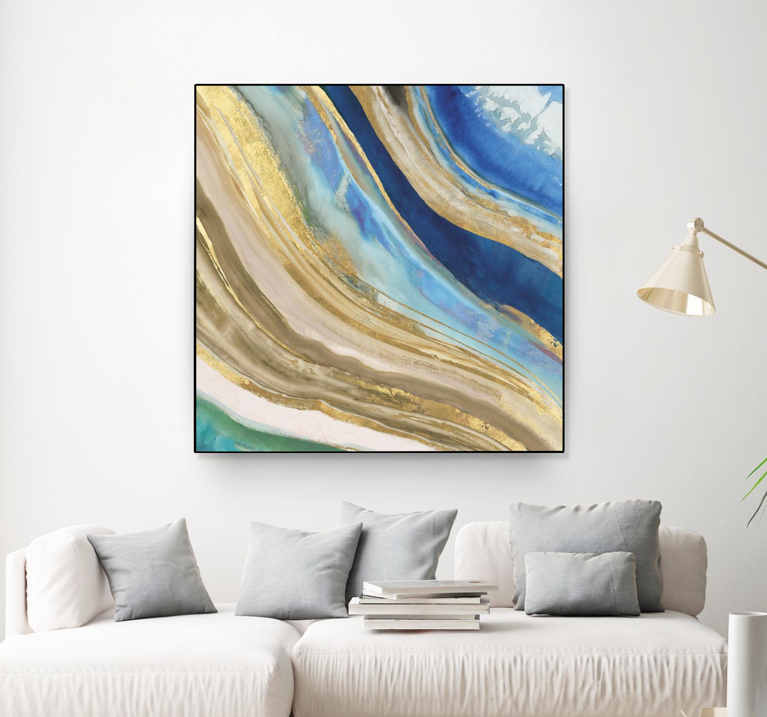 Agate II by PI Studio on GIANT ART - blue abstract