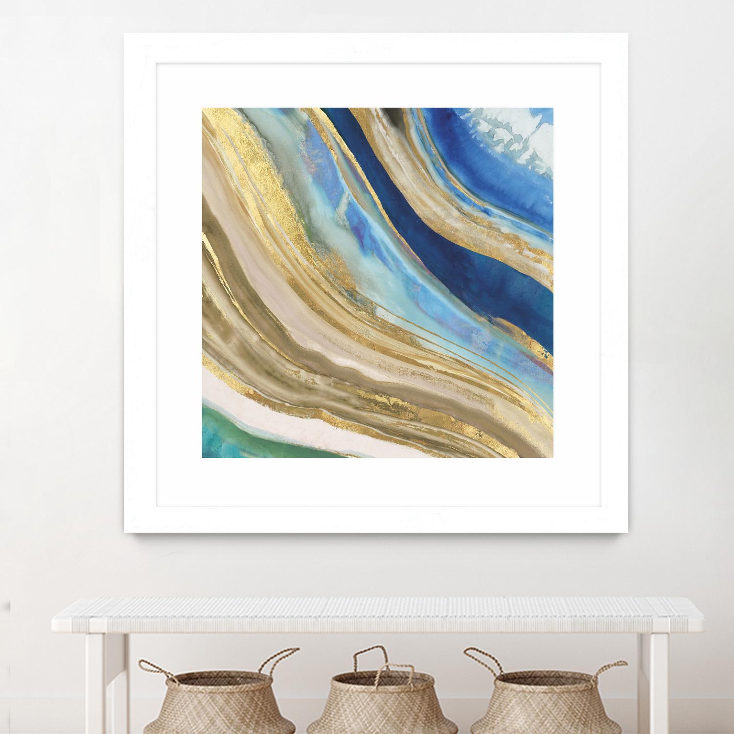 Agate II by PI Studio on GIANT ART - blue abstract