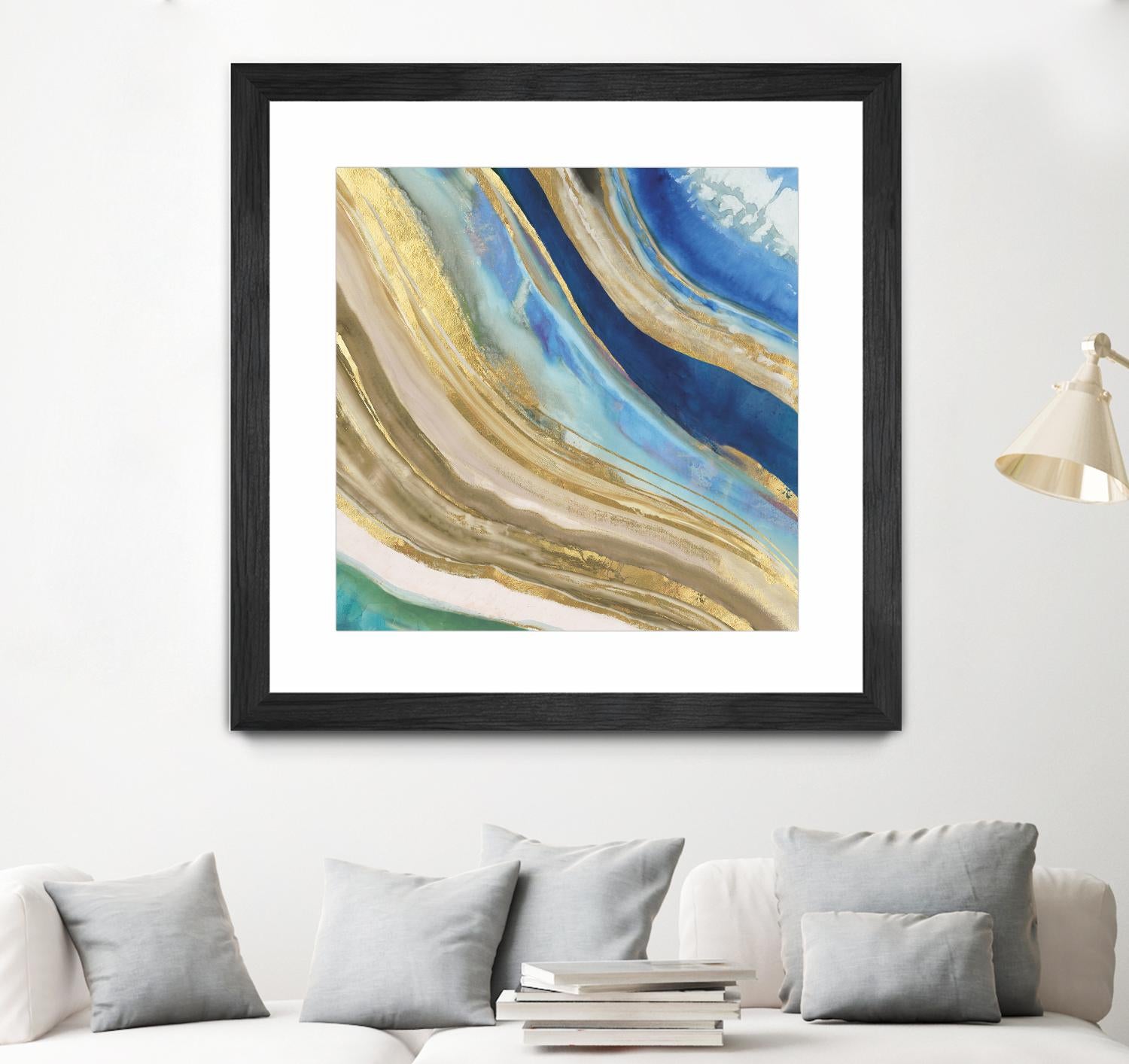 Agate II by PI Studio on GIANT ART - blue abstract