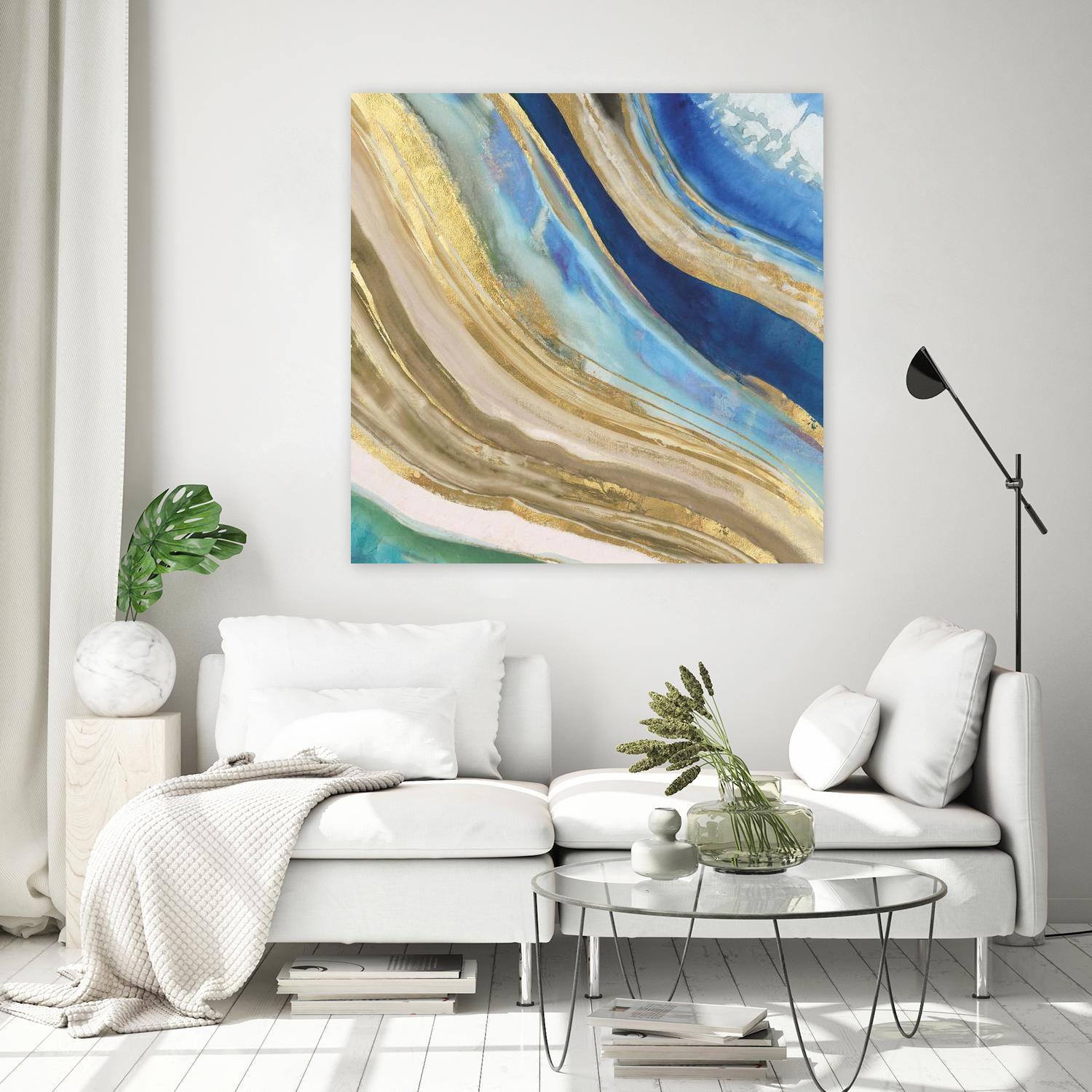 Agate II by PI Studio on GIANT ART - blue abstract