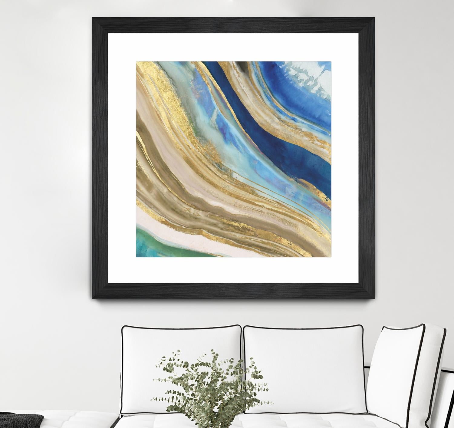 Agate II by PI Studio on GIANT ART - blue abstract