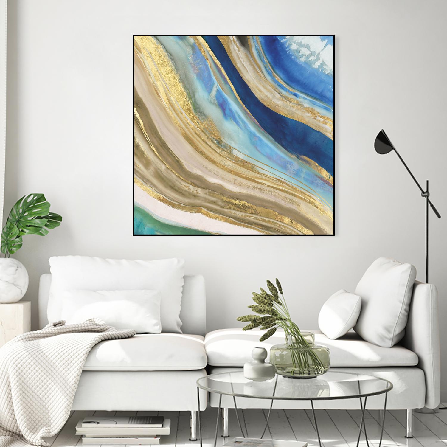 Agate II by PI Studio on GIANT ART - blue abstract