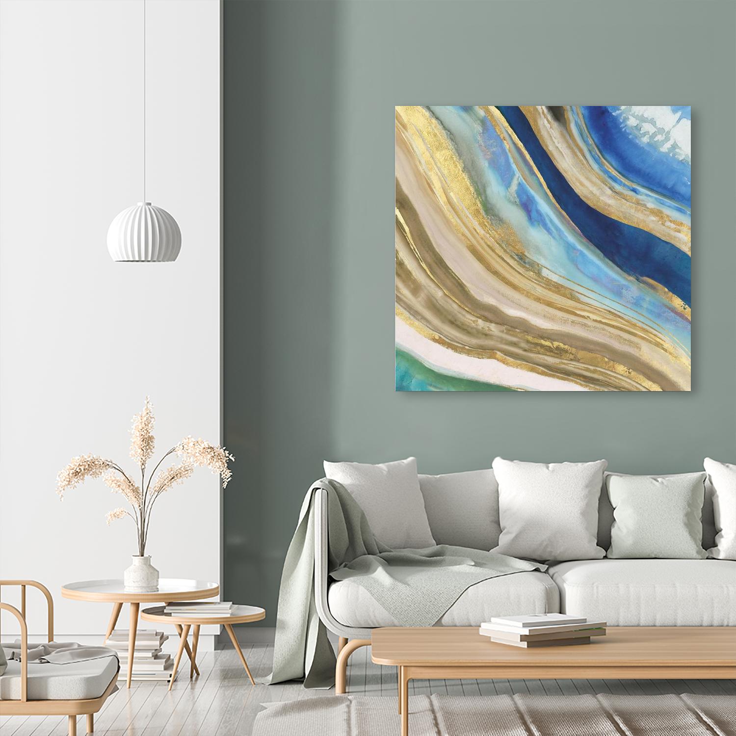 Agate II by PI Studio on GIANT ART - blue abstract